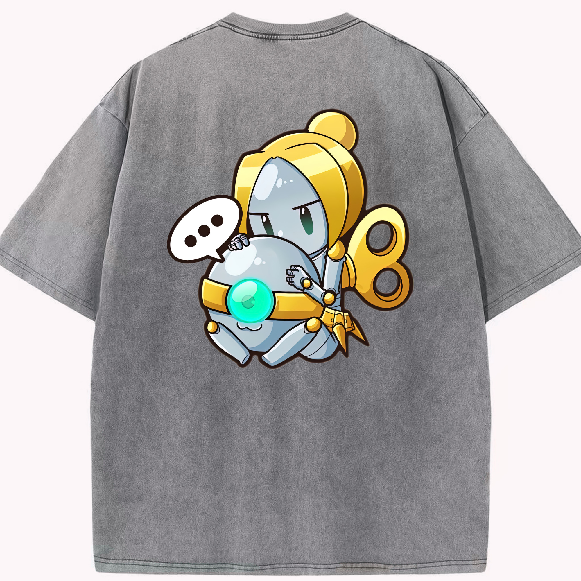 リーグ・オブ・レジェンド League of Legends LOL 綿100% ヴィンテージ風 半袖Tシャツ（背面プリント）