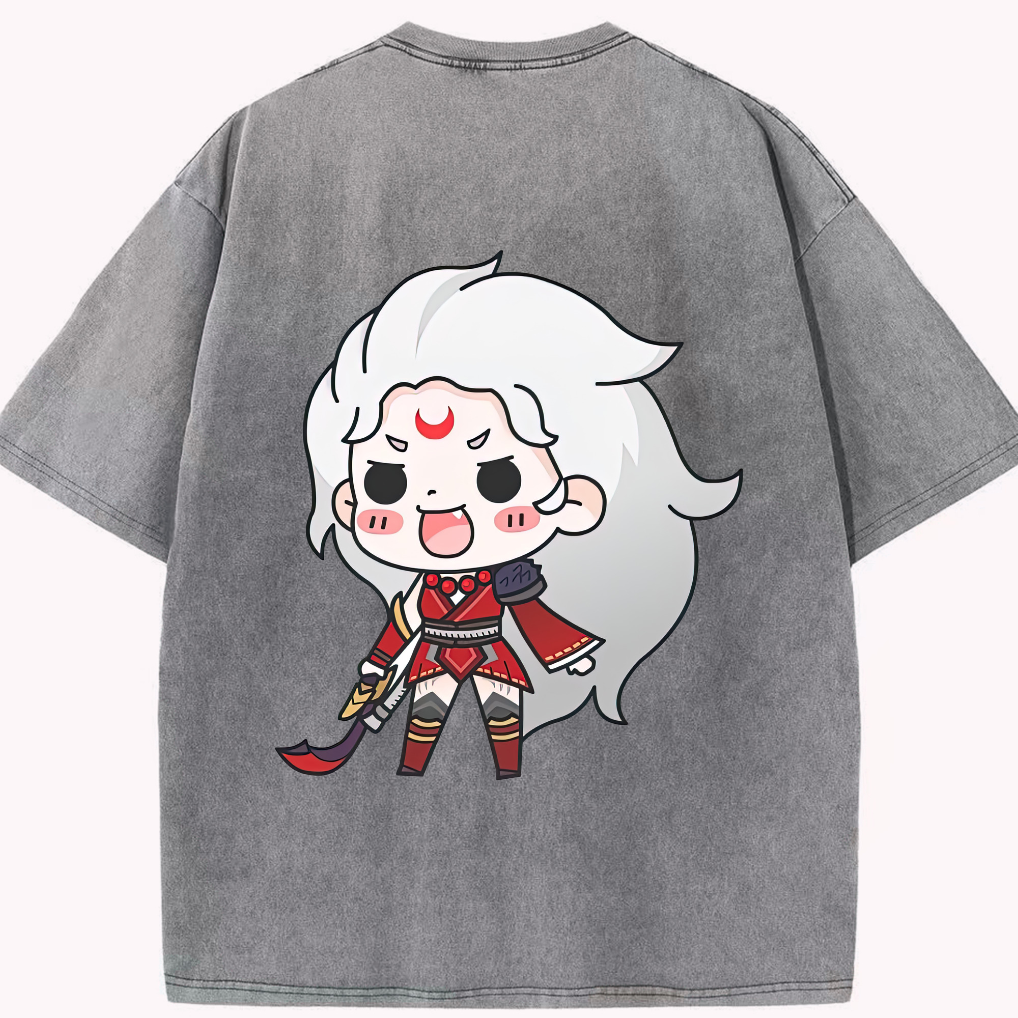 （画像用） リーグ・オブ・レジェンド League of Legends LOL 綿100% ヴィンテージ風 半袖Tシャツ（背面プリント）