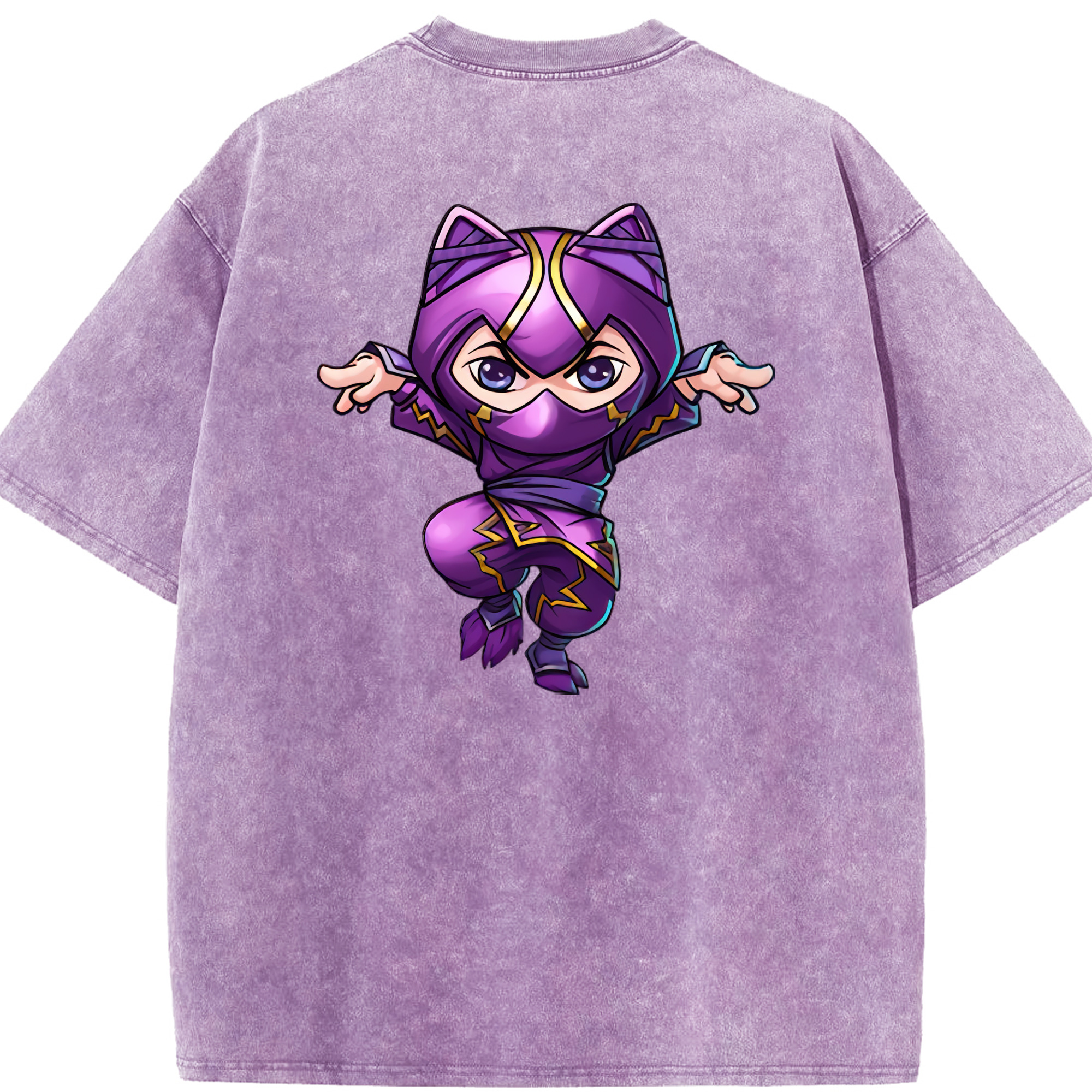 リーグ・オブ・レジェンド League of Legends LOL 綿100% ヴィンテージ風 半袖Tシャツ（背面プリント）