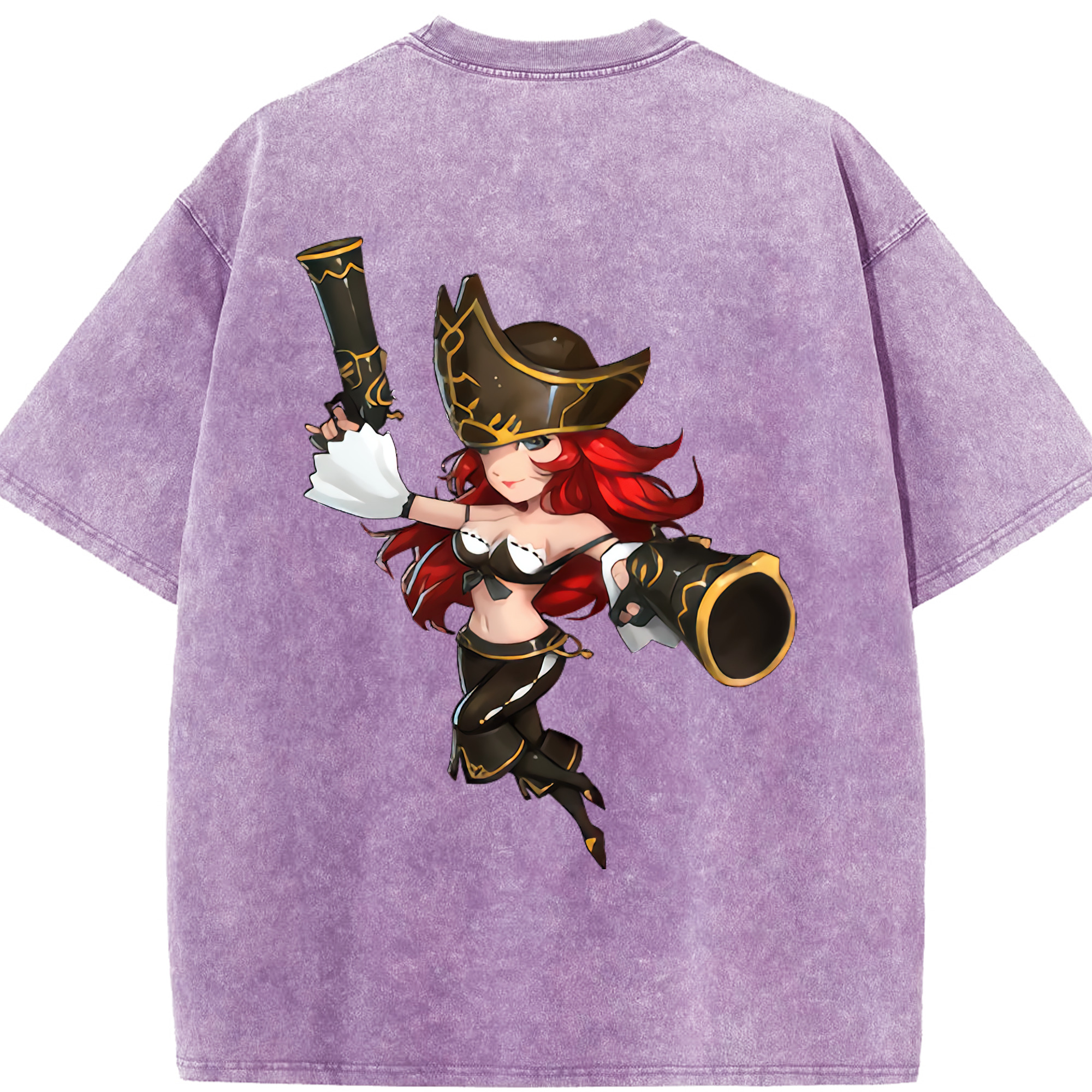 リーグ・オブ・レジェンド League of Legends LOL 綿100% ヴィンテージ風 半袖Tシャツ（背面プリント）