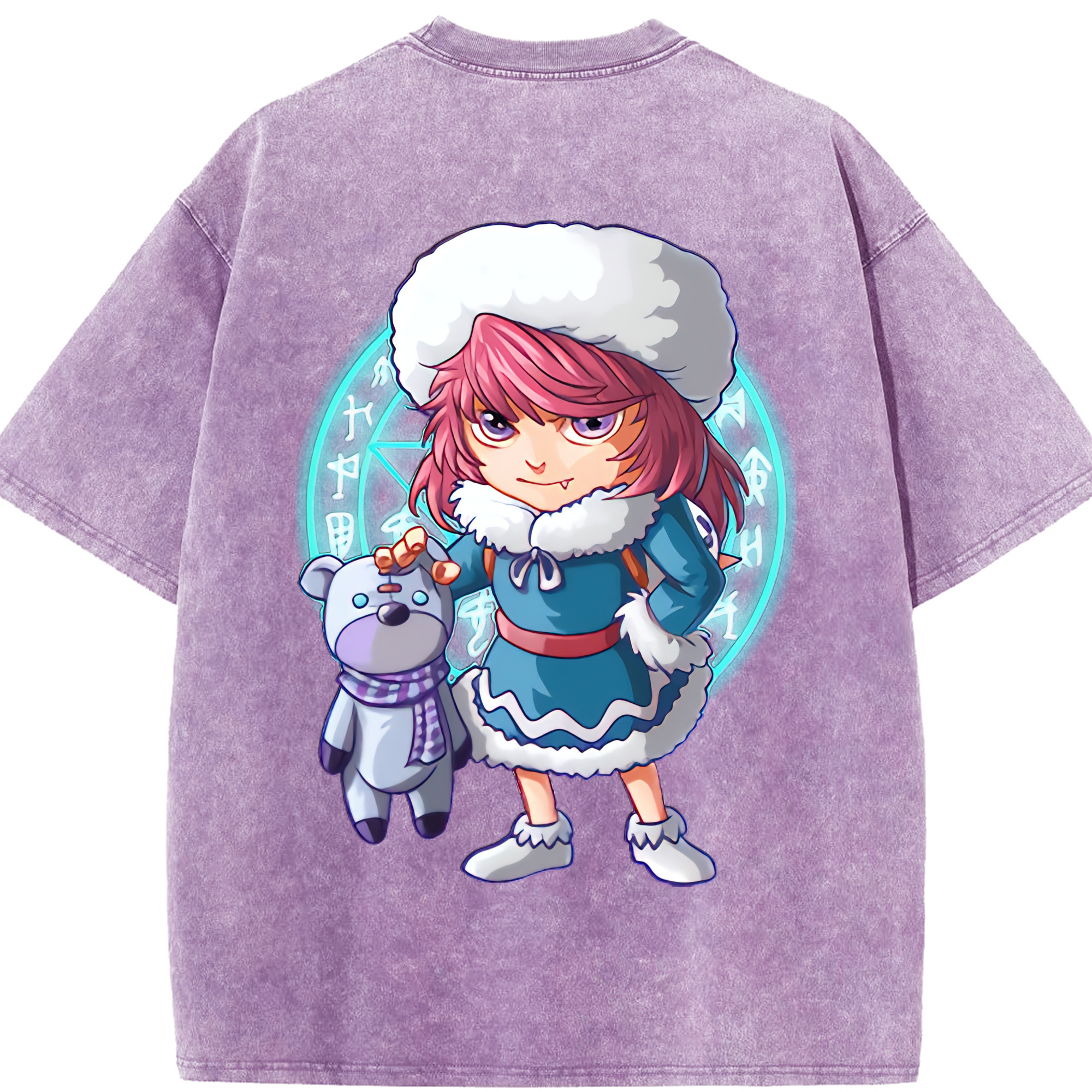 リーグ・オブ・レジェンド League of Legends LOL 綿100% ヴィンテージ風 半袖Tシャツ（背面プリント）