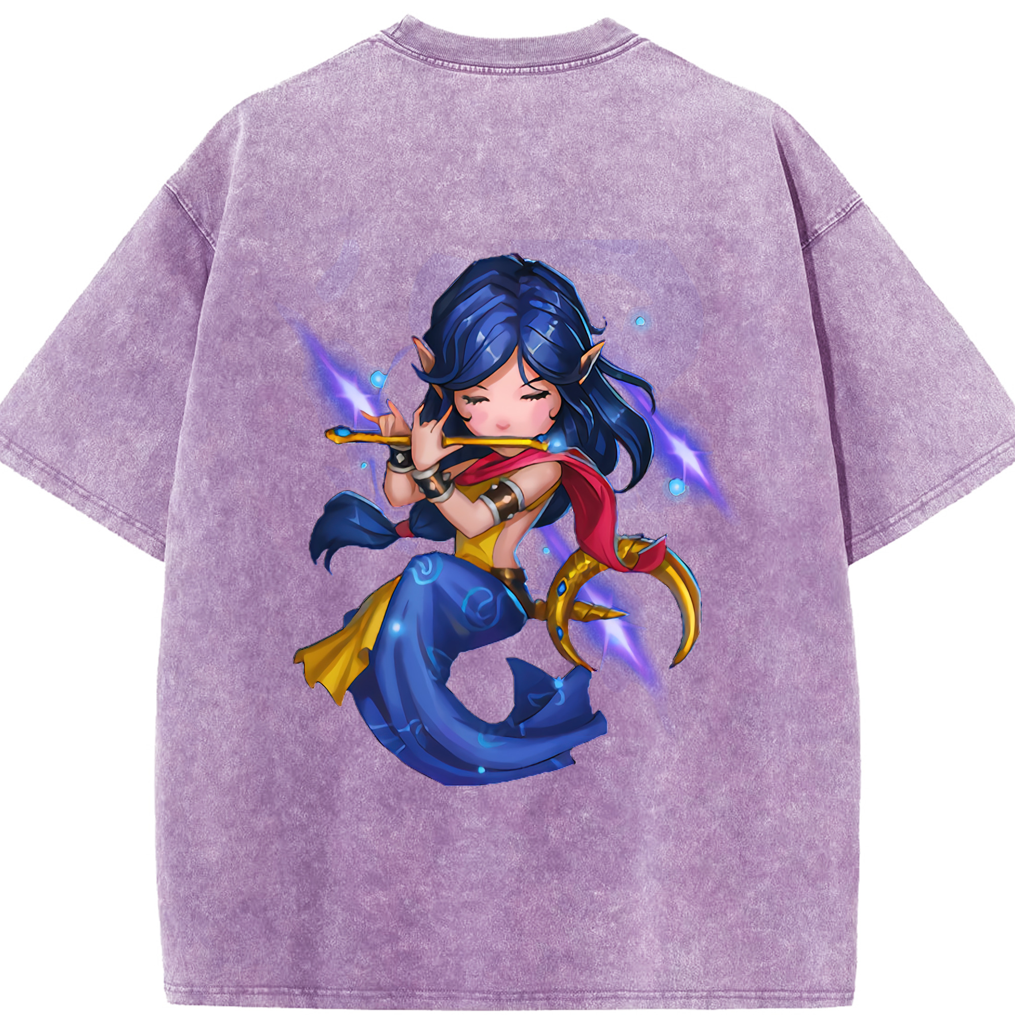 リーグ・オブ・レジェンド League of Legends LOL 綿100% ヴィンテージ風 半袖Tシャツ（背面プリント）