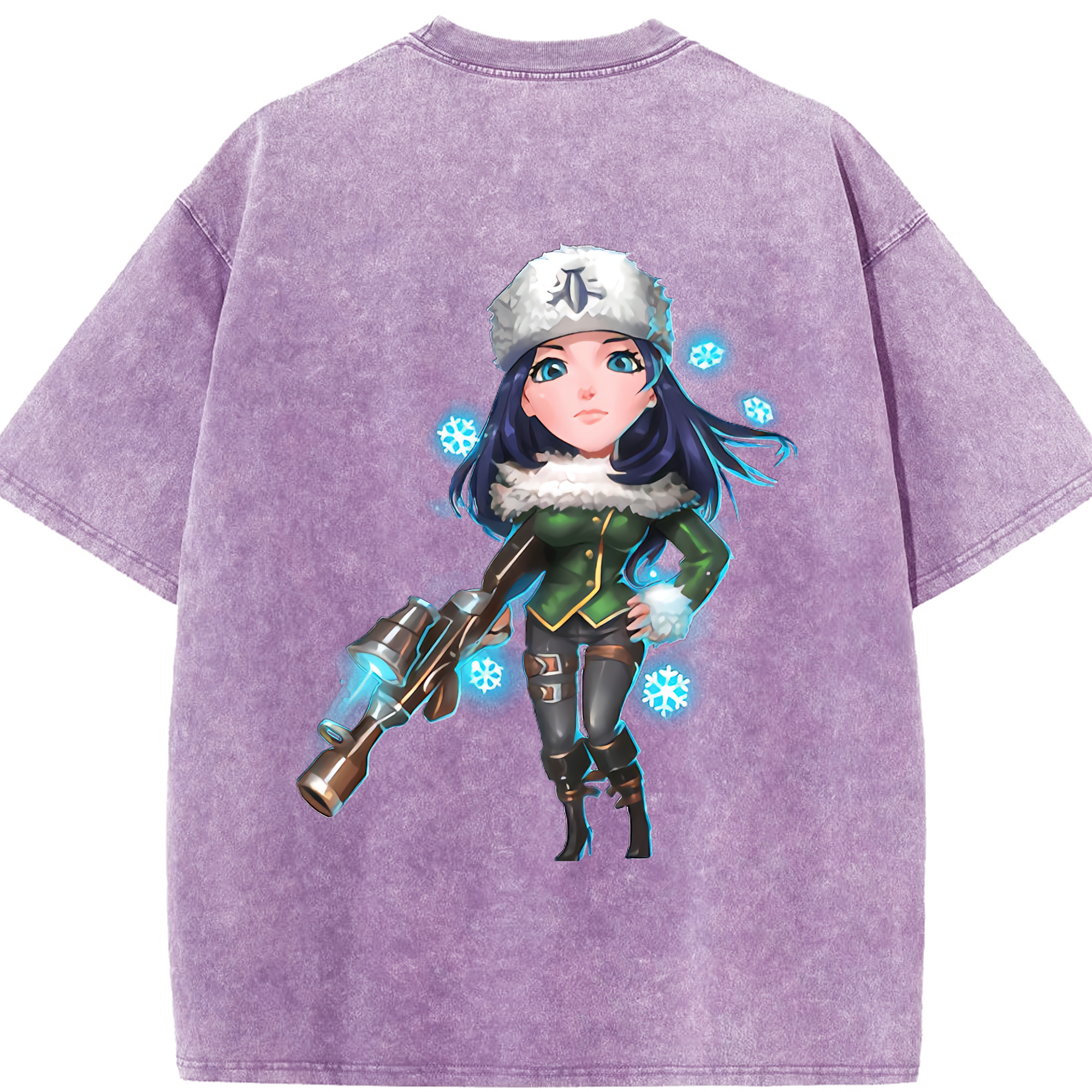 リーグ・オブ・レジェンド League of Legends LOL 綿100% ヴィンテージ風 半袖Tシャツ（背面プリント）