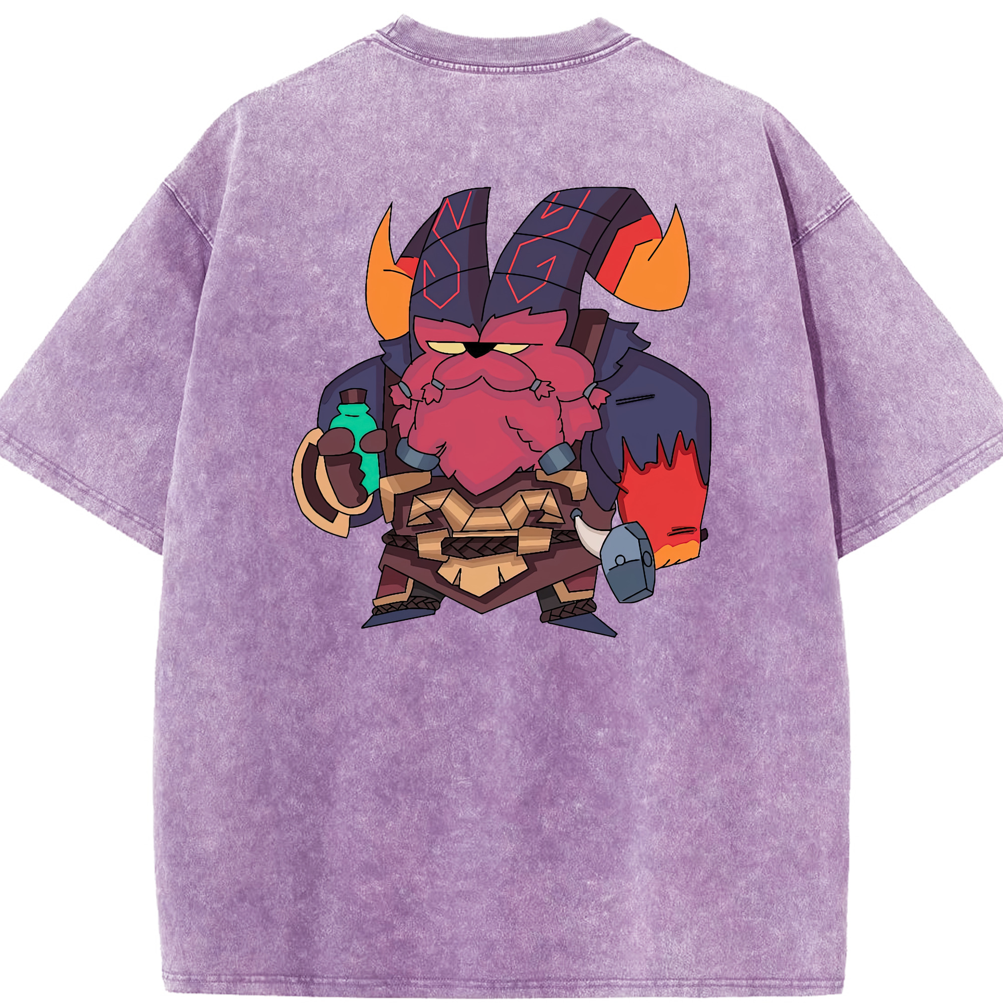 リーグ・オブ・レジェンド League of Legends LOL 綿100% ヴィンテージ風 半袖Tシャツ（背面プリント）