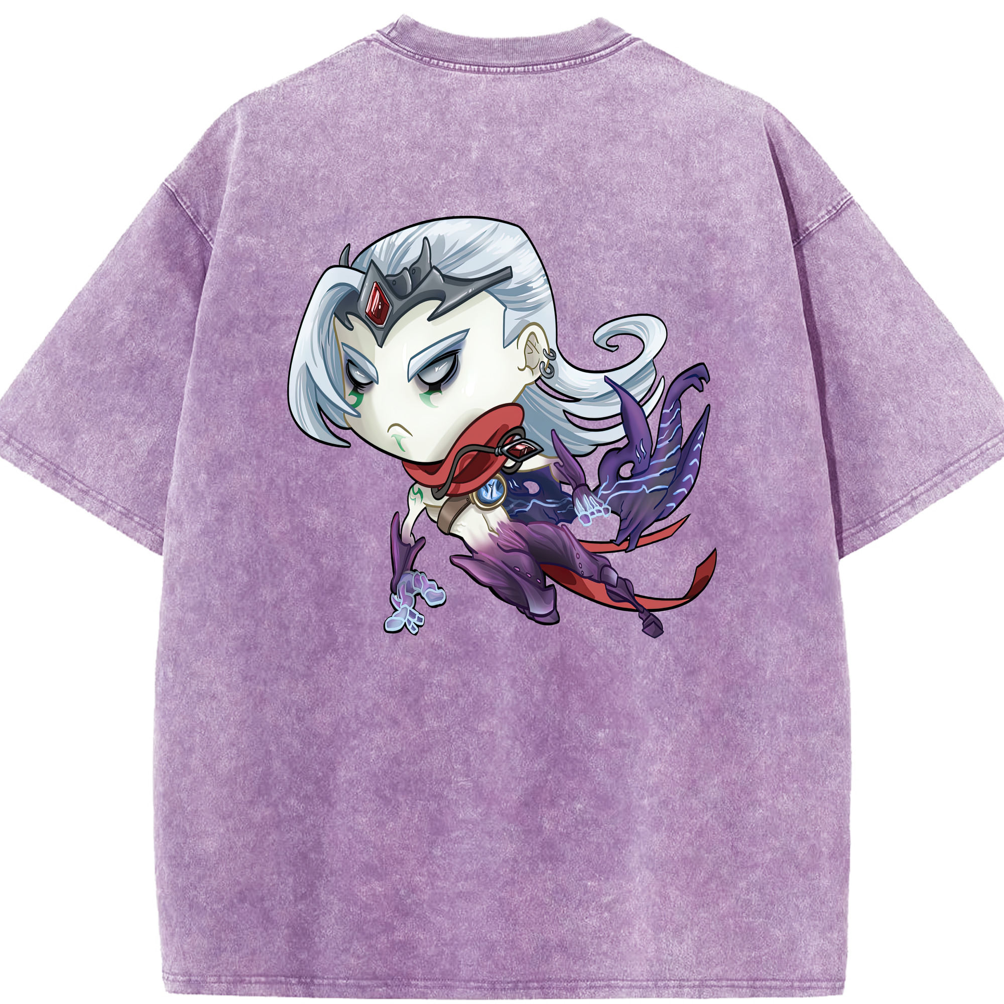 リーグ・オブ・レジェンド League of Legends LOL 綿100% ヴィンテージ風 半袖Tシャツ（背面プリント）