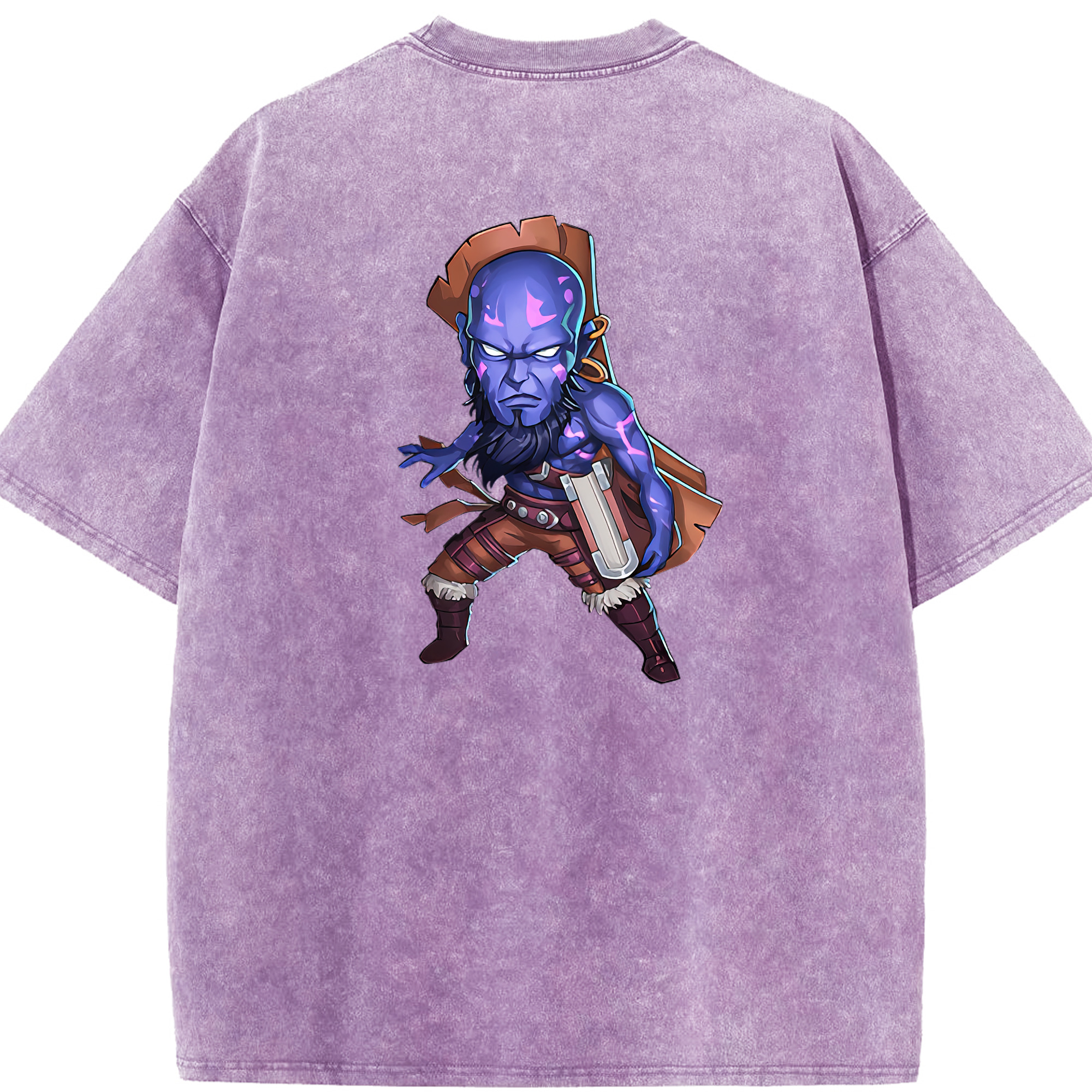 リーグ・オブ・レジェンド League of Legends LOL 綿100% ヴィンテージ風 半袖Tシャツ（背面プリント）
