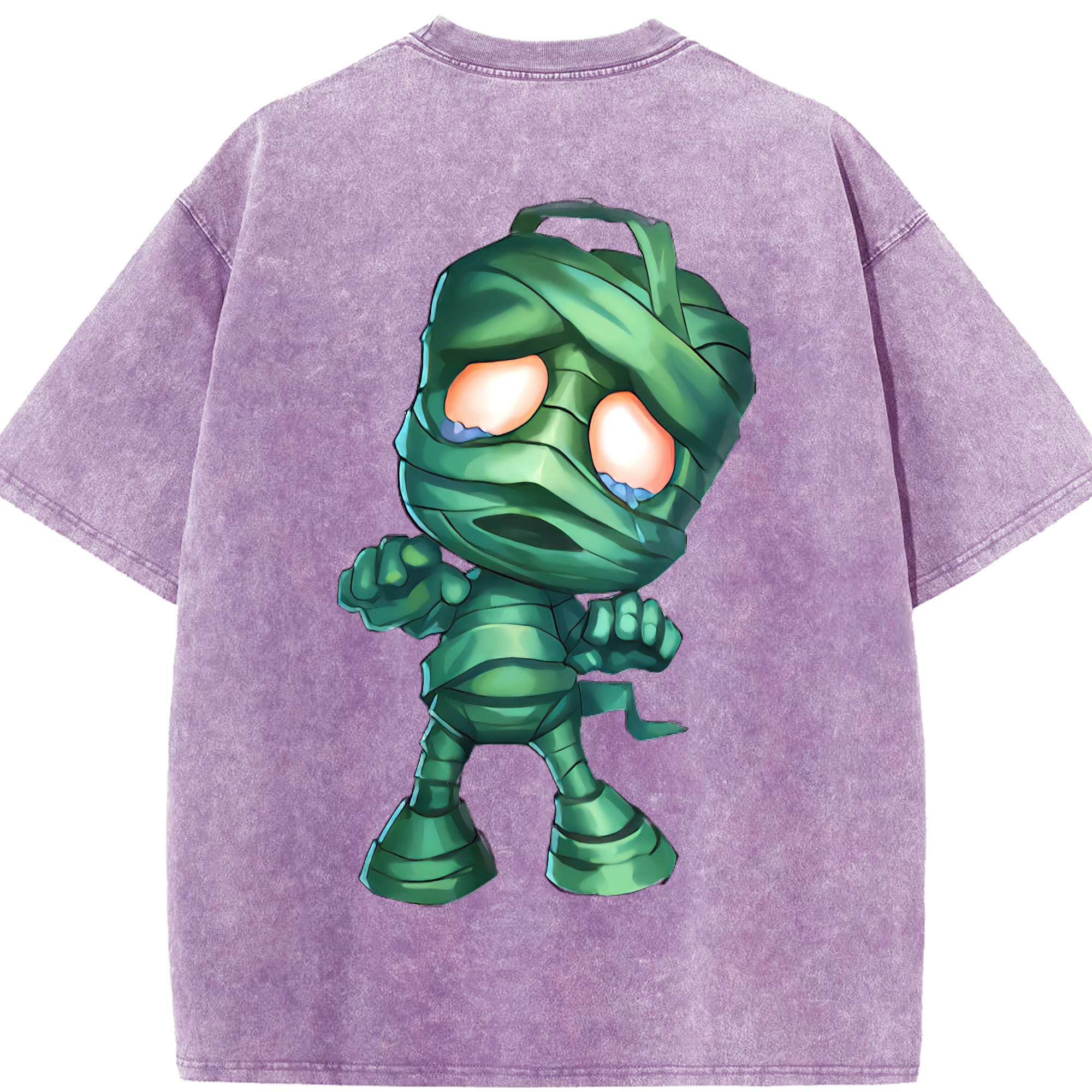 リーグ・オブ・レジェンド League of Legends LOL 綿100% ヴィンテージ風 半袖Tシャツ（背面プリント）