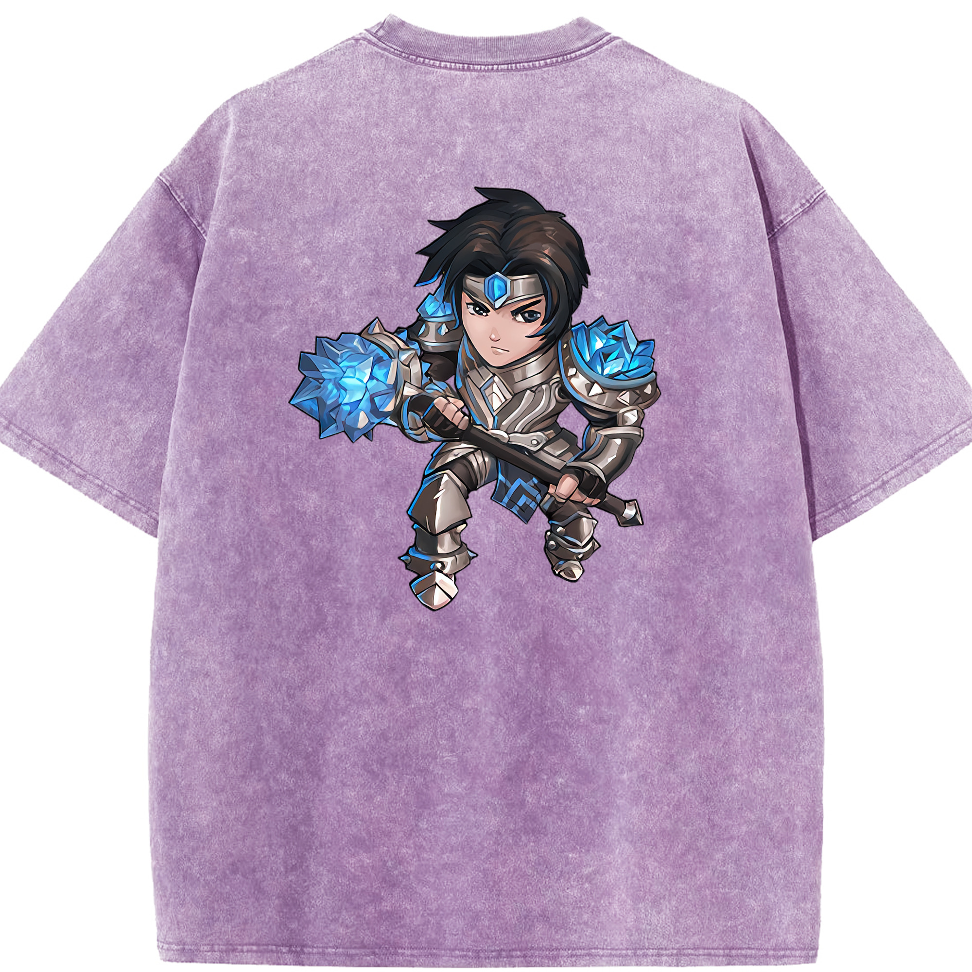 リーグ・オブ・レジェンド League of Legends LOL 綿100% ヴィンテージ風 半袖Tシャツ（背面プリント）