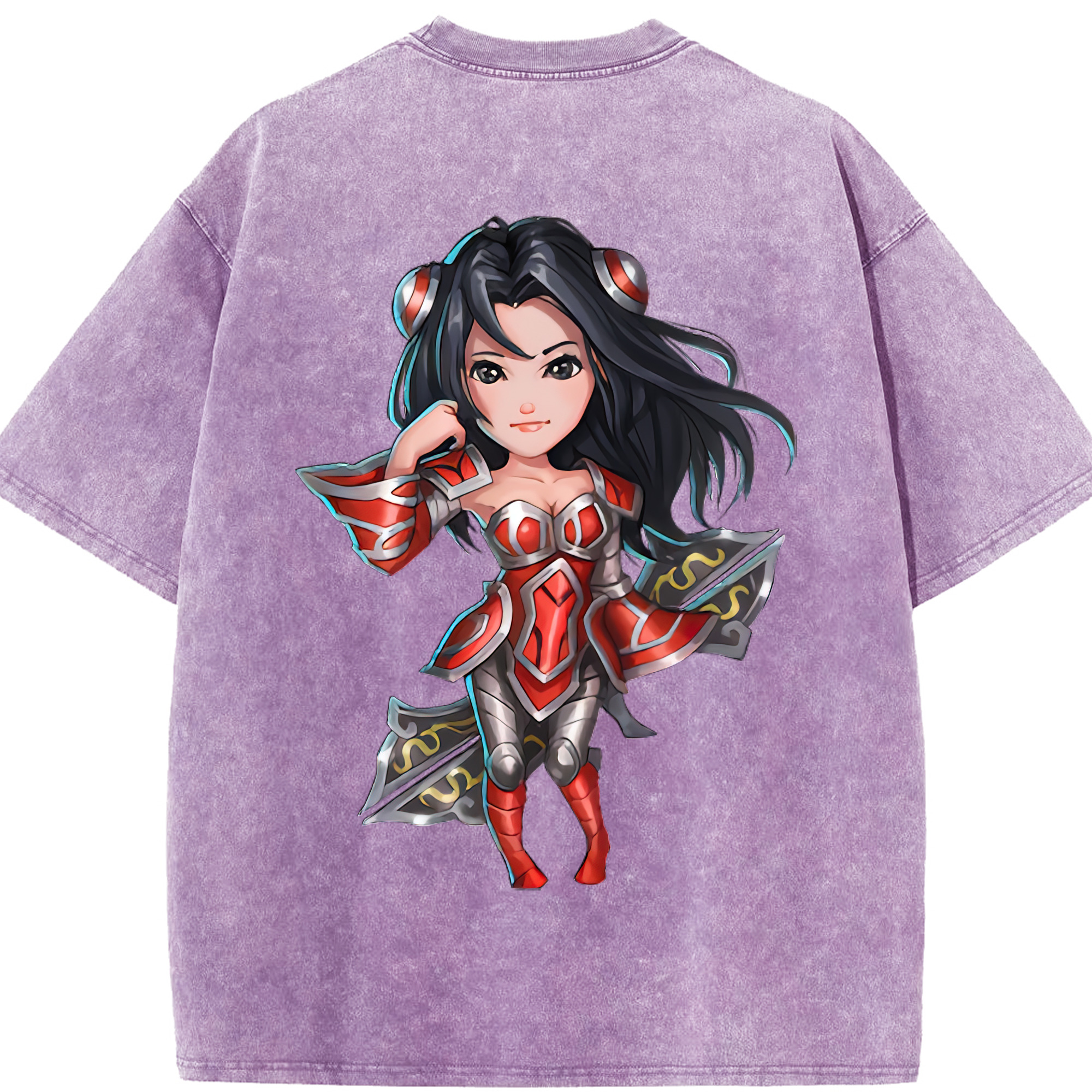 リーグ・オブ・レジェンド League of Legends LOL 綿100% ヴィンテージ風 半袖Tシャツ（背面プリント）
