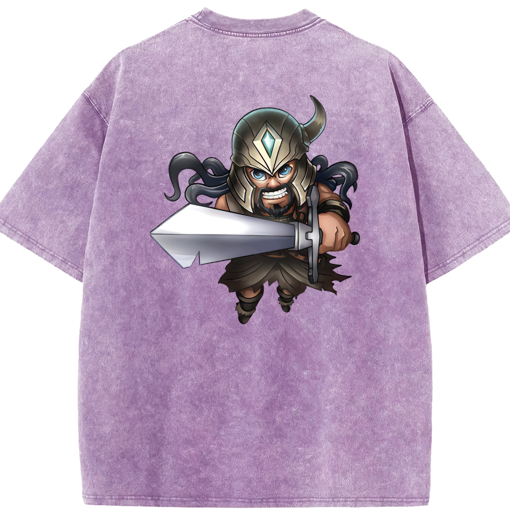 リーグ・オブ・レジェンド League of Legends LOL 綿100% ヴィンテージ風 半袖Tシャツ（背面プリント）
