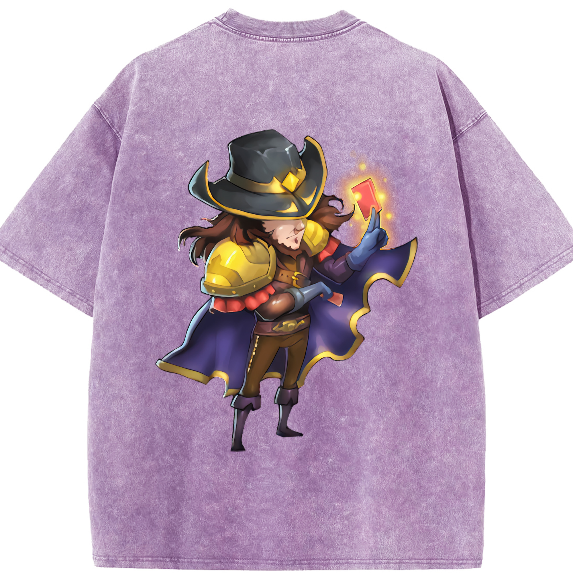 リーグ・オブ・レジェンド League of Legends LOL 綿100% ヴィンテージ風 半袖Tシャツ（背面プリント）