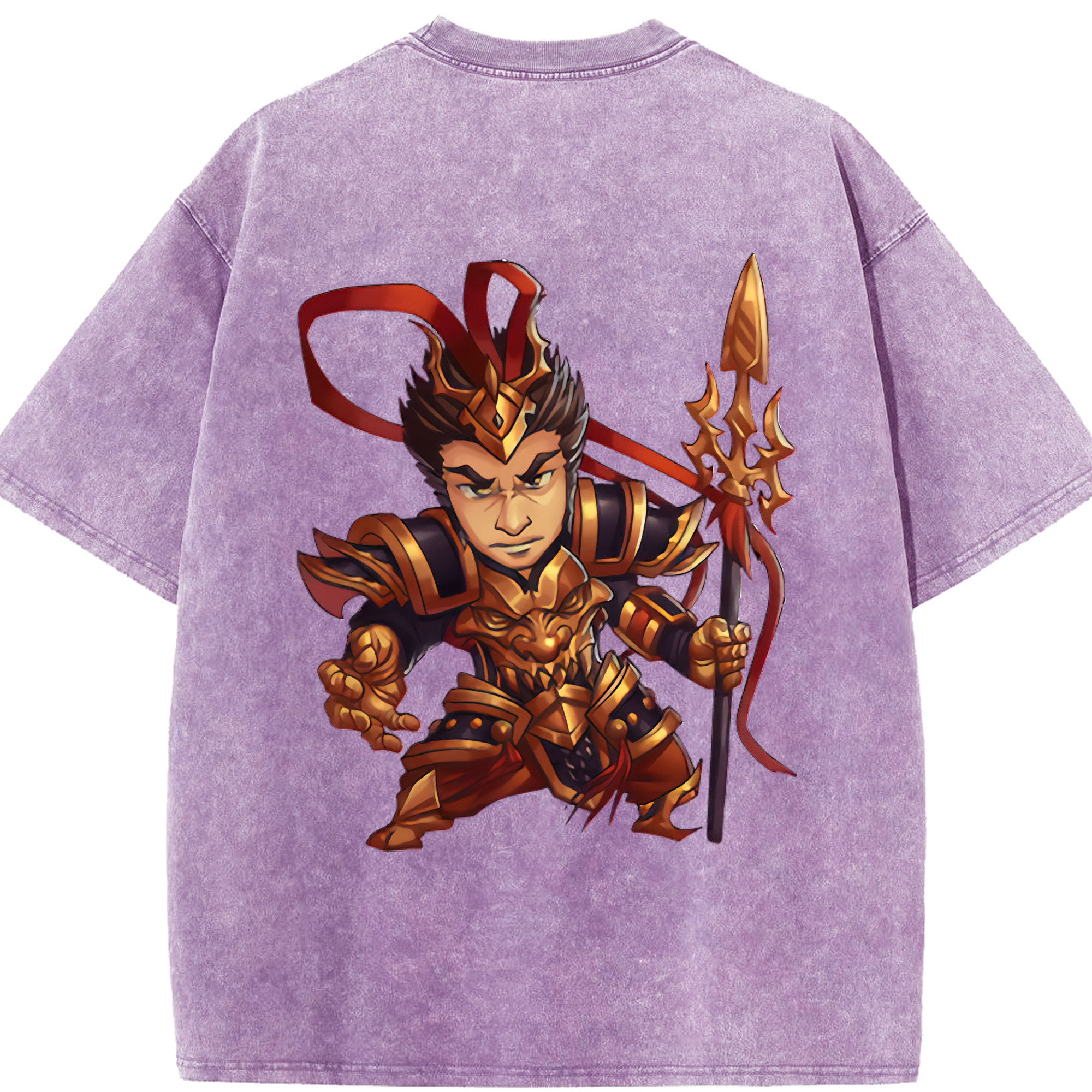 リーグ・オブ・レジェンド League of Legends LOL 綿100% ヴィンテージ風 半袖Tシャツ（背面プリント）