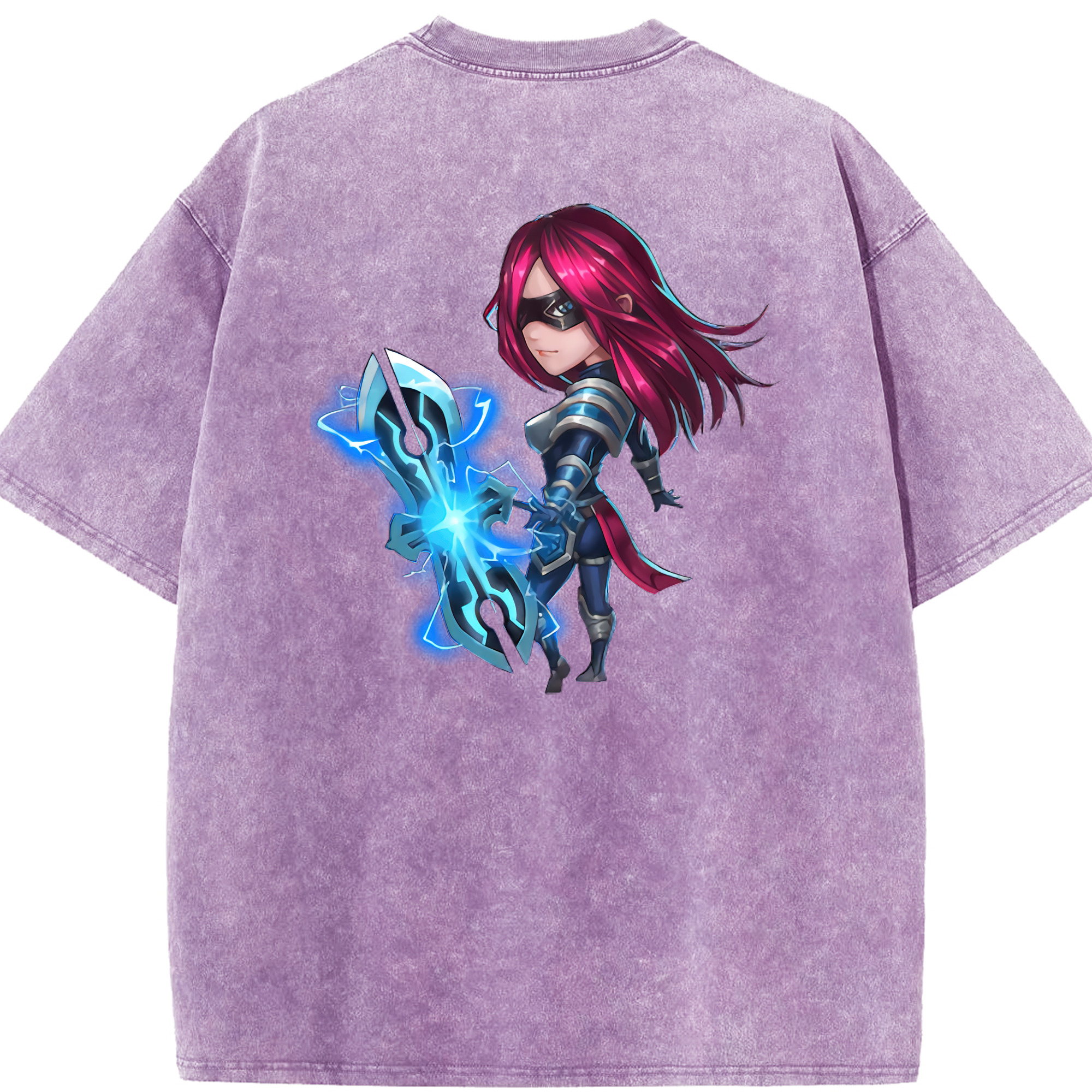 リーグ・オブ・レジェンド League of Legends LOL 綿100% ヴィンテージ風 半袖Tシャツ（背面プリント）
