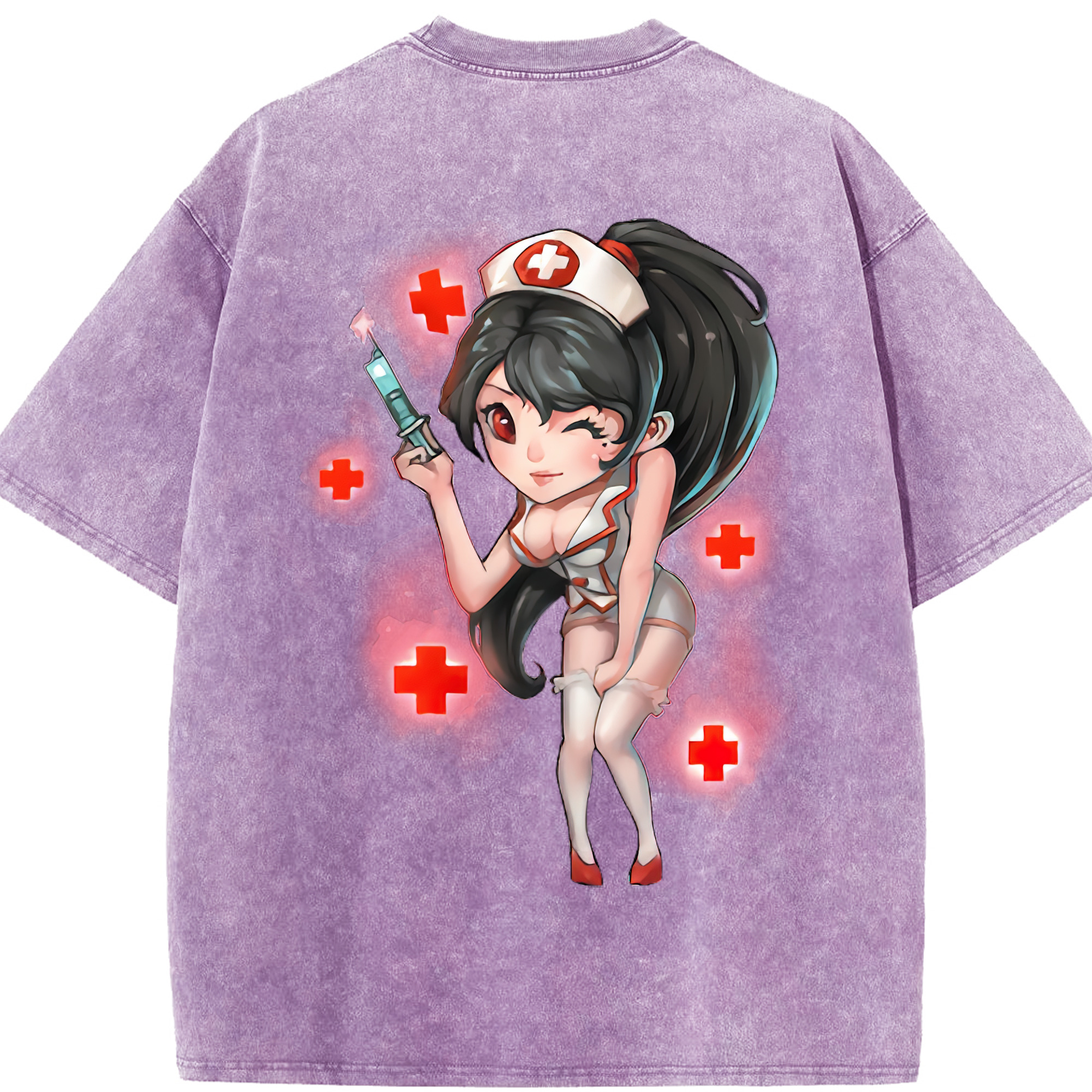 リーグ・オブ・レジェンド League of Legends LOL 綿100% ヴィンテージ風 半袖Tシャツ（背面プリント）