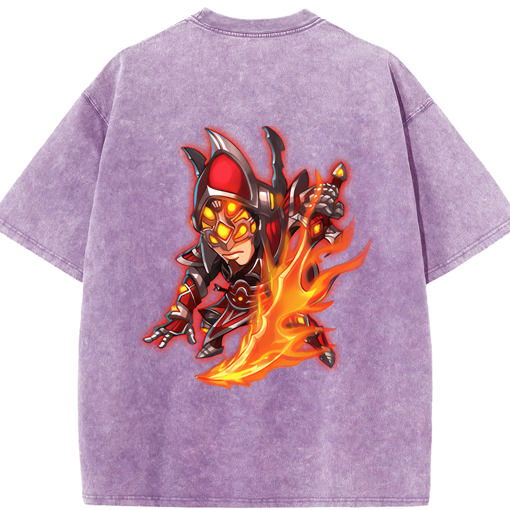 リーグ・オブ・レジェンド League of Legends LOL 綿100% ヴィンテージ風 半袖Tシャツ（背面プリント）