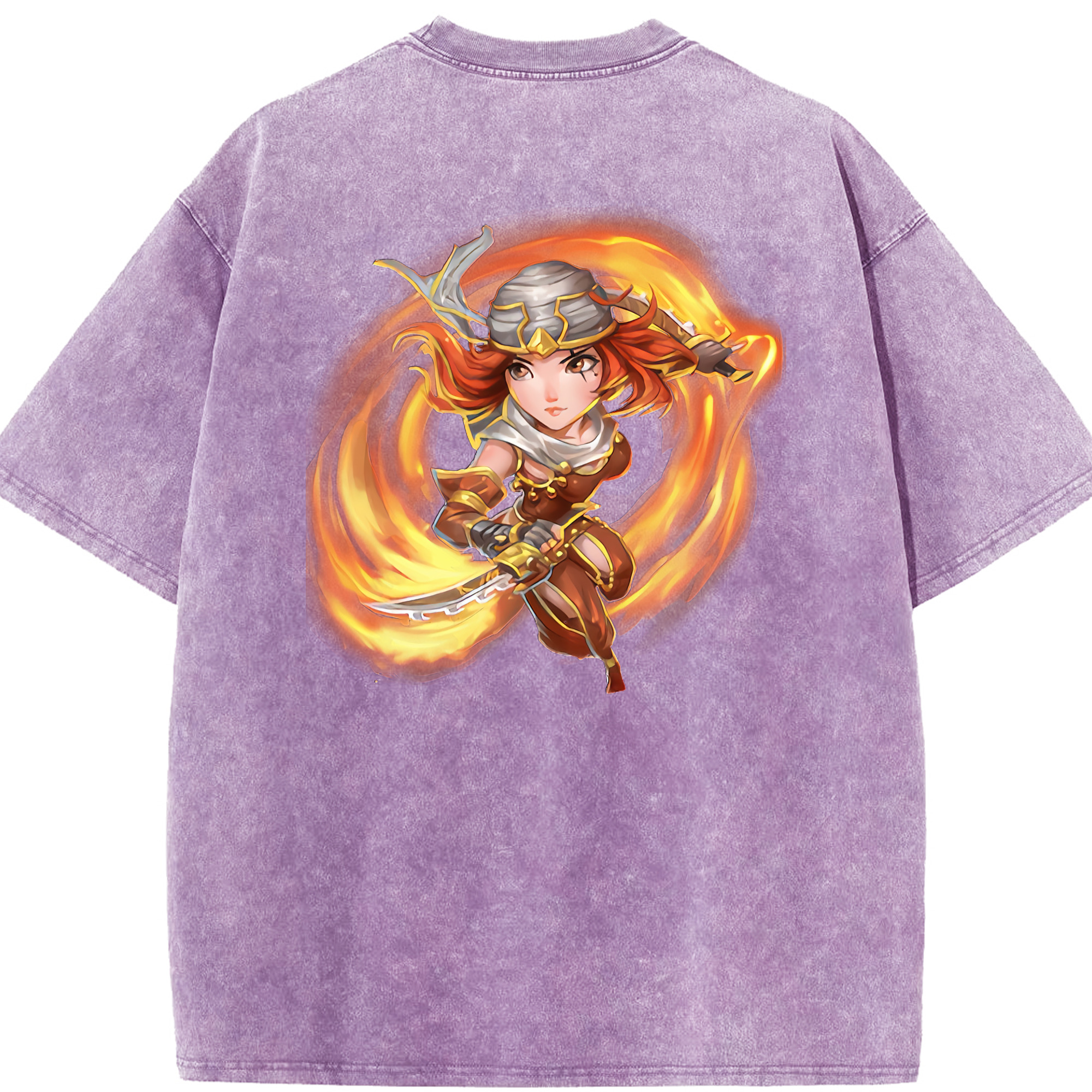 リーグ・オブ・レジェンド League of Legends LOL 綿100% ヴィンテージ風 半袖Tシャツ（背面プリント）