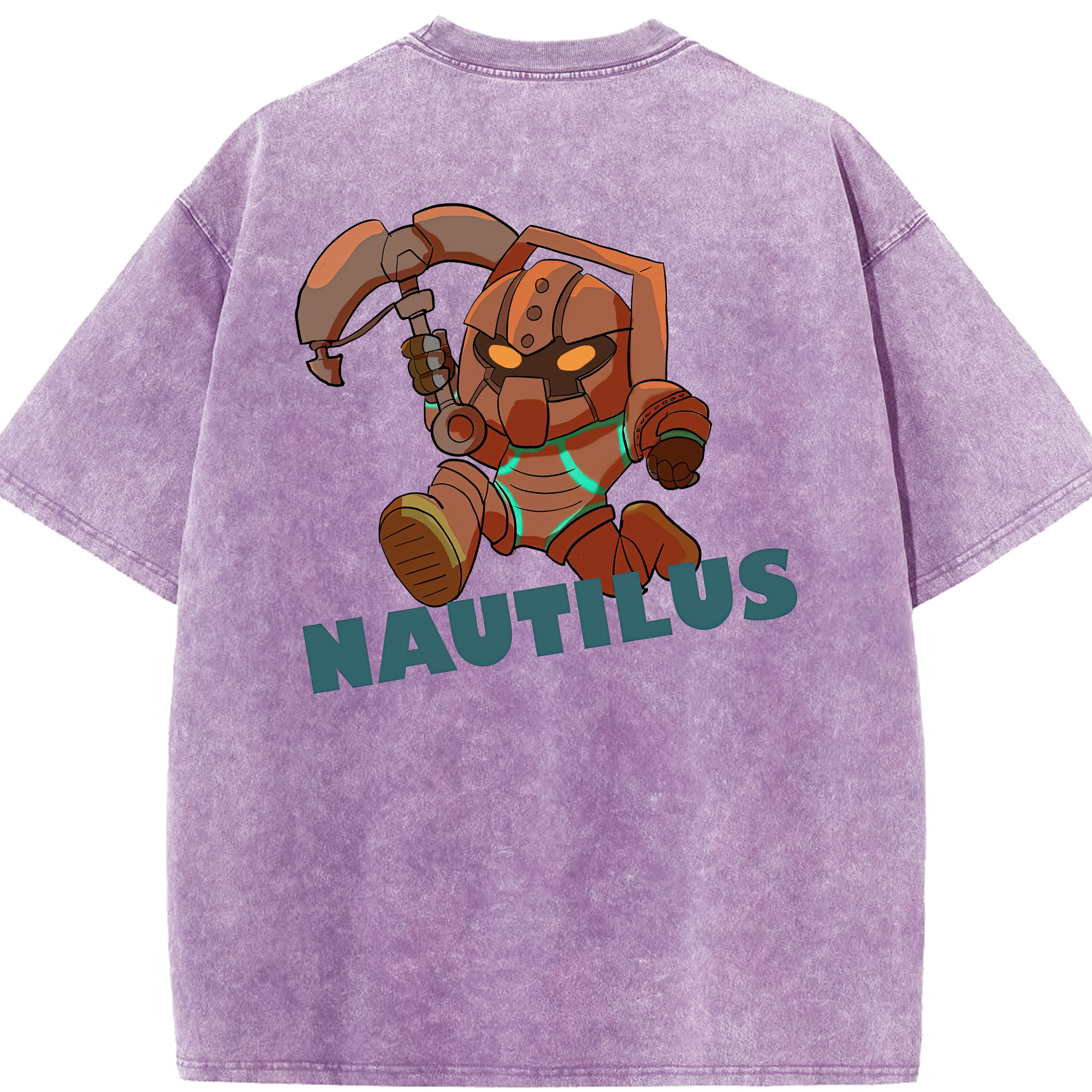 リーグ・オブ・レジェンド League of Legends LOL 綿100% ヴィンテージ風 半袖Tシャツ（背面プリント）