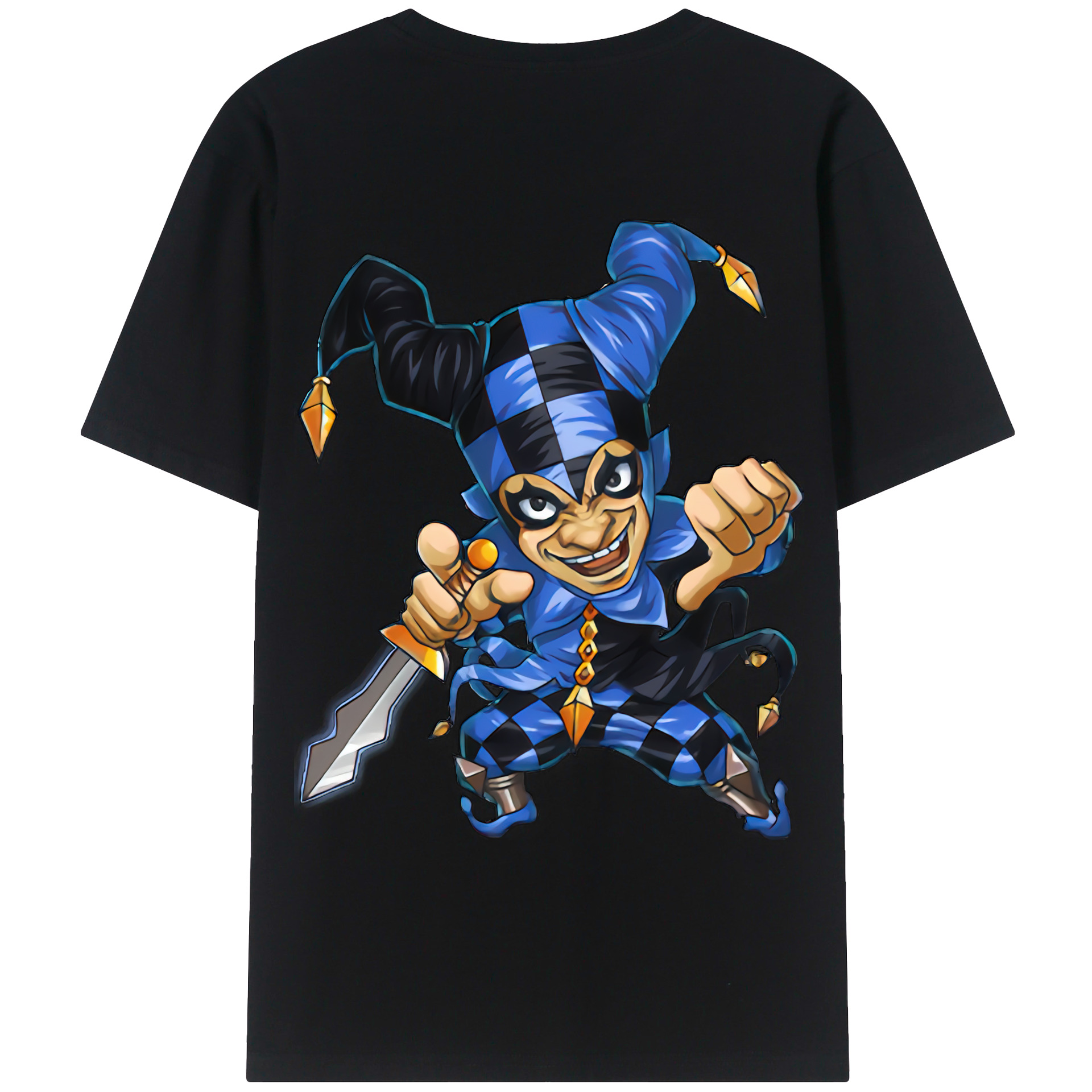 （画像用） リーグ・オブ・レジェンド League of Legends LOL 綿100％ メンズ半袖Tシャツ（バックプリント） 通気性