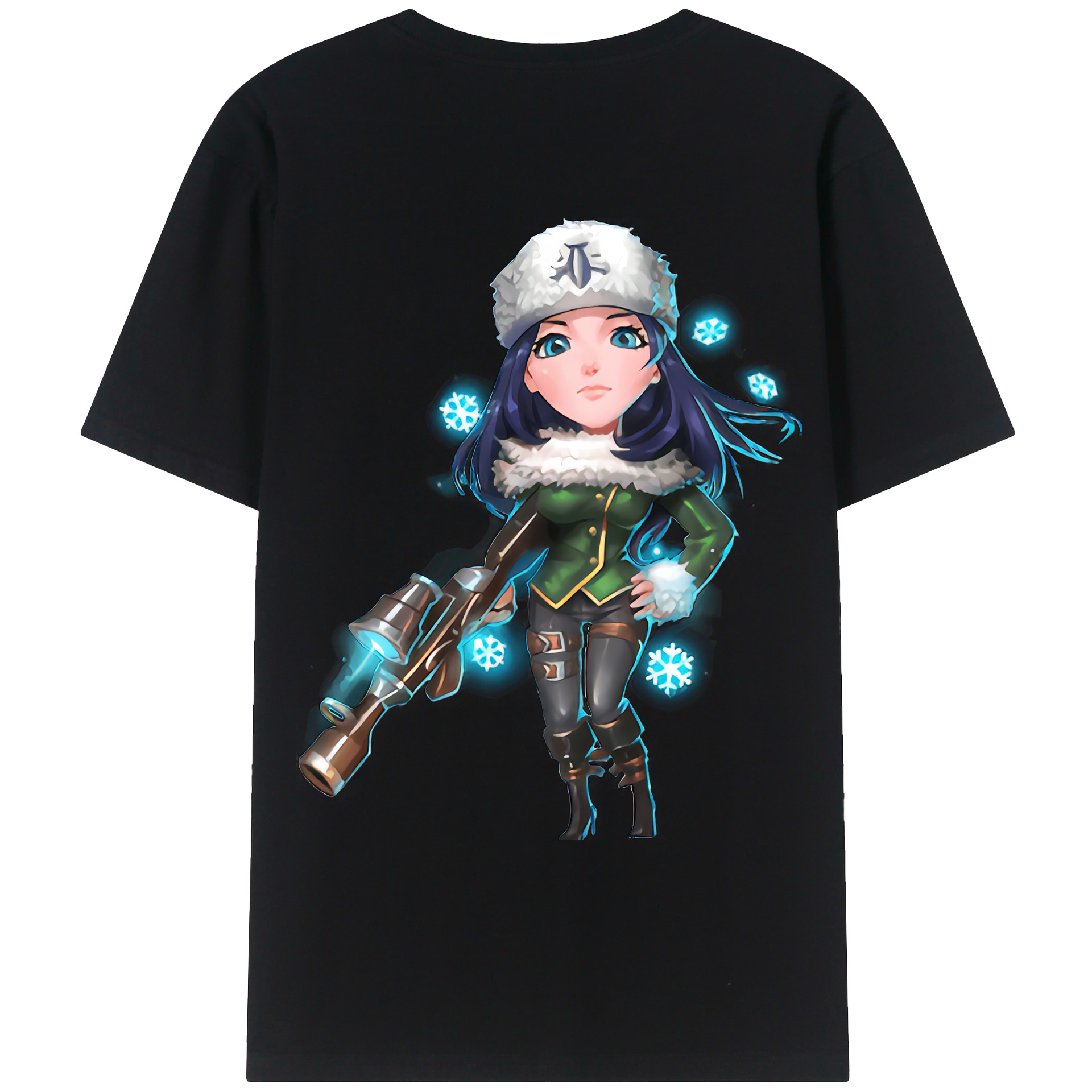 （画像用） リーグ・オブ・レジェンド League of Legends LOL 綿100％ メンズ半袖Tシャツ（バックプリント） 通気性