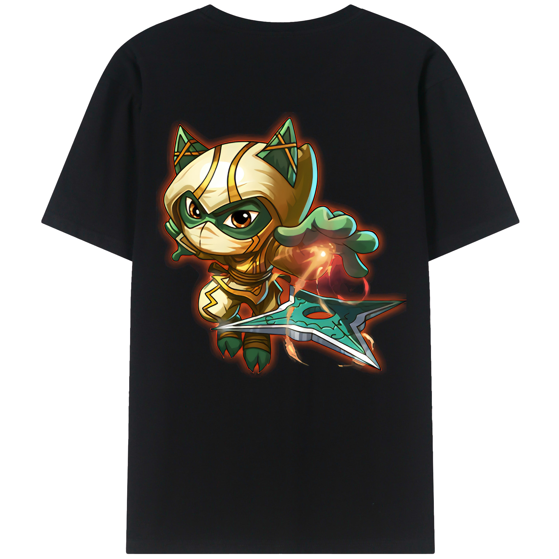 （画像用） リーグ・オブ・レジェンド League of Legends LOL 綿100％ メンズ半袖Tシャツ（バックプリント） 通気性