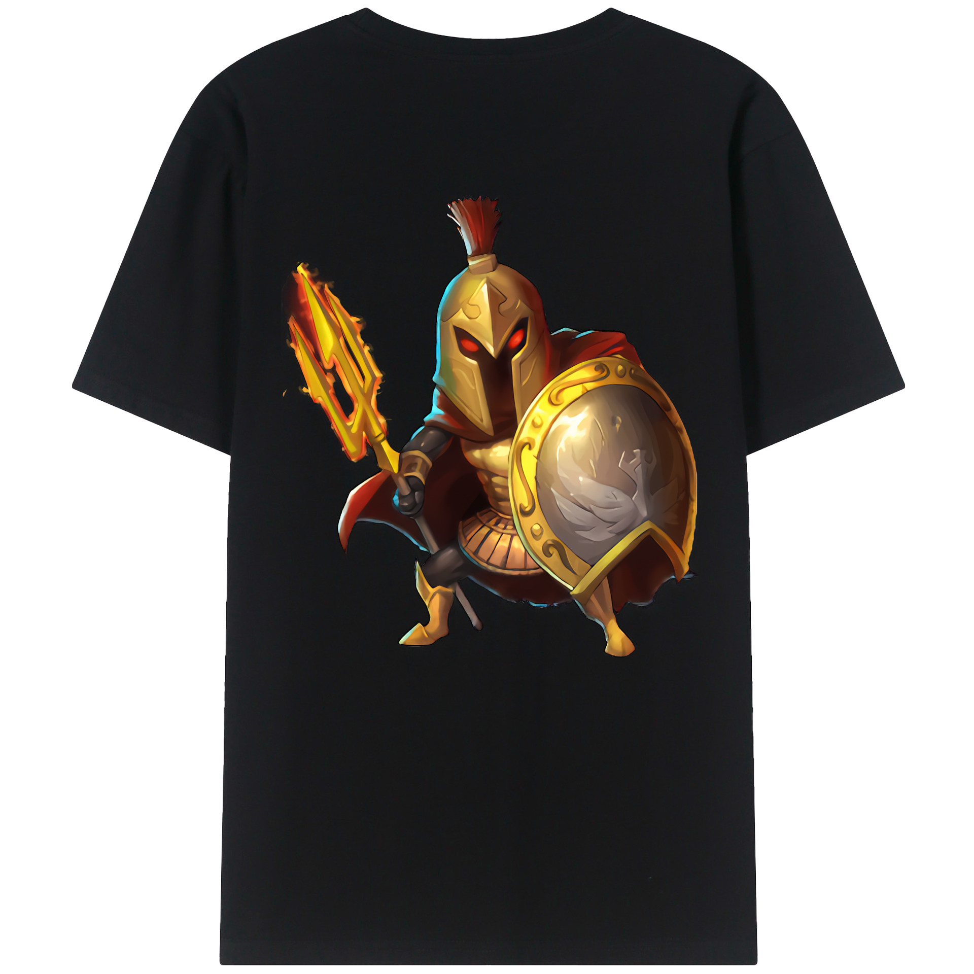（画像用） リーグ・オブ・レジェンド League of Legends LOL 綿100％ メンズ半袖Tシャツ（バックプリント） 通気性