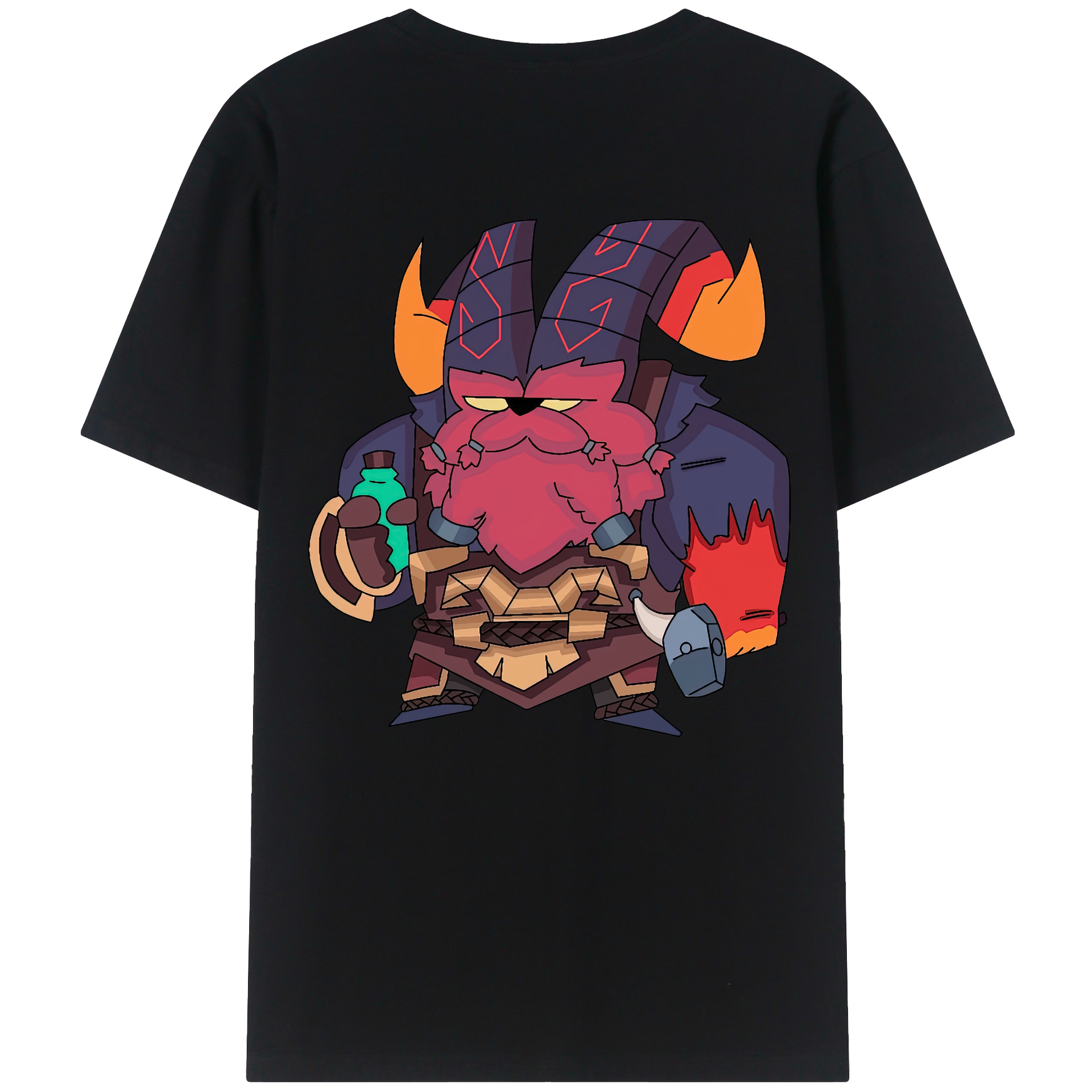 リーグ・オブ・レジェンド League of Legends LOL 綿100％ メンズ半袖Tシャツ（バックプリント） 通気性