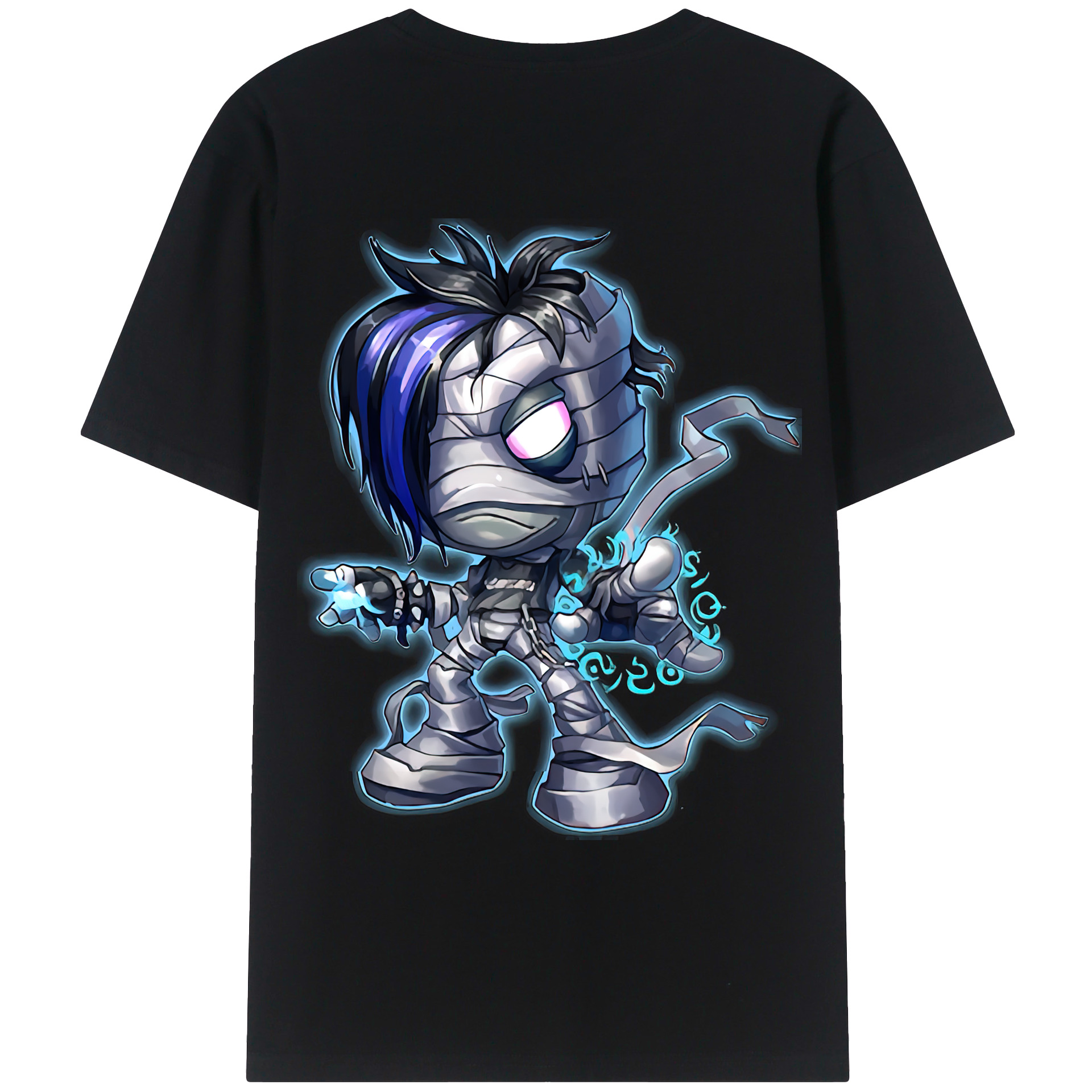 （画像用） リーグ・オブ・レジェンド League of Legends LOL 綿100％ メンズ半袖Tシャツ（バックプリント） 通気性