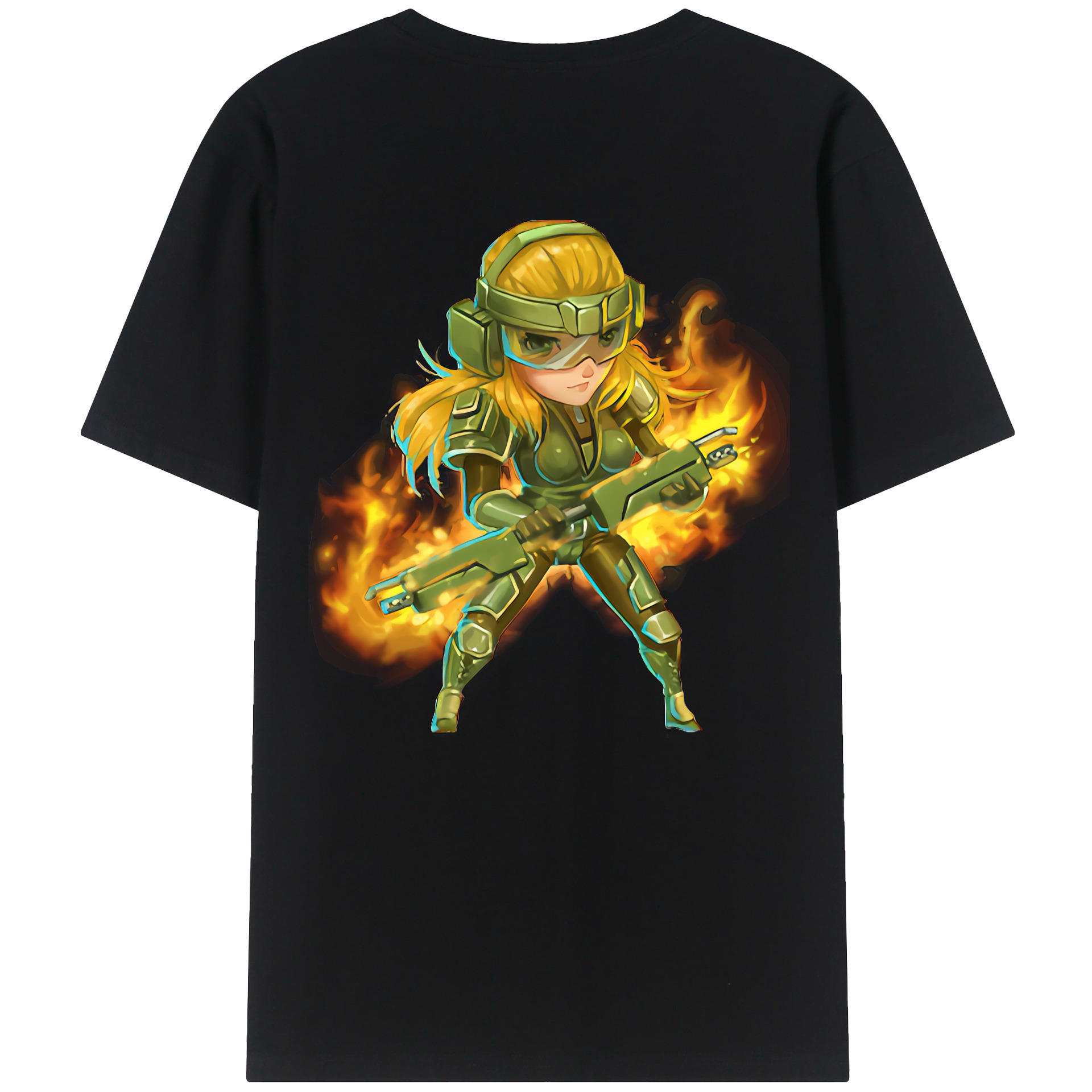 （画像用） リーグ・オブ・レジェンド League of Legends LOL 綿100％ メンズ半袖Tシャツ（バックプリント） 通気性