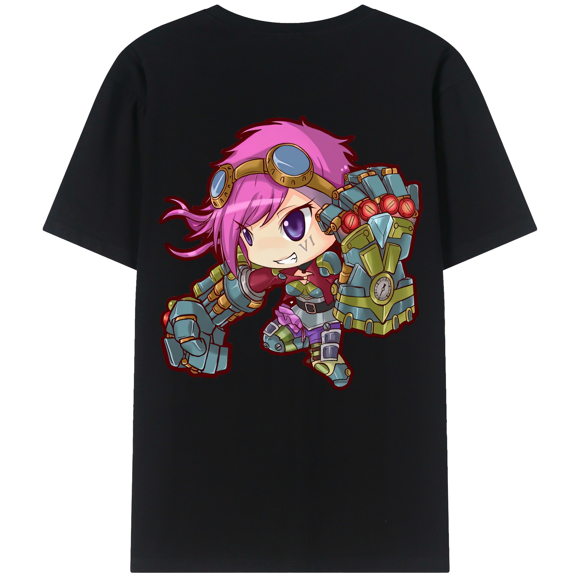 リーグ・オブ・レジェンド League of Legends LOL 綿100％ メンズ半袖Tシャツ（バックプリント） 通気性