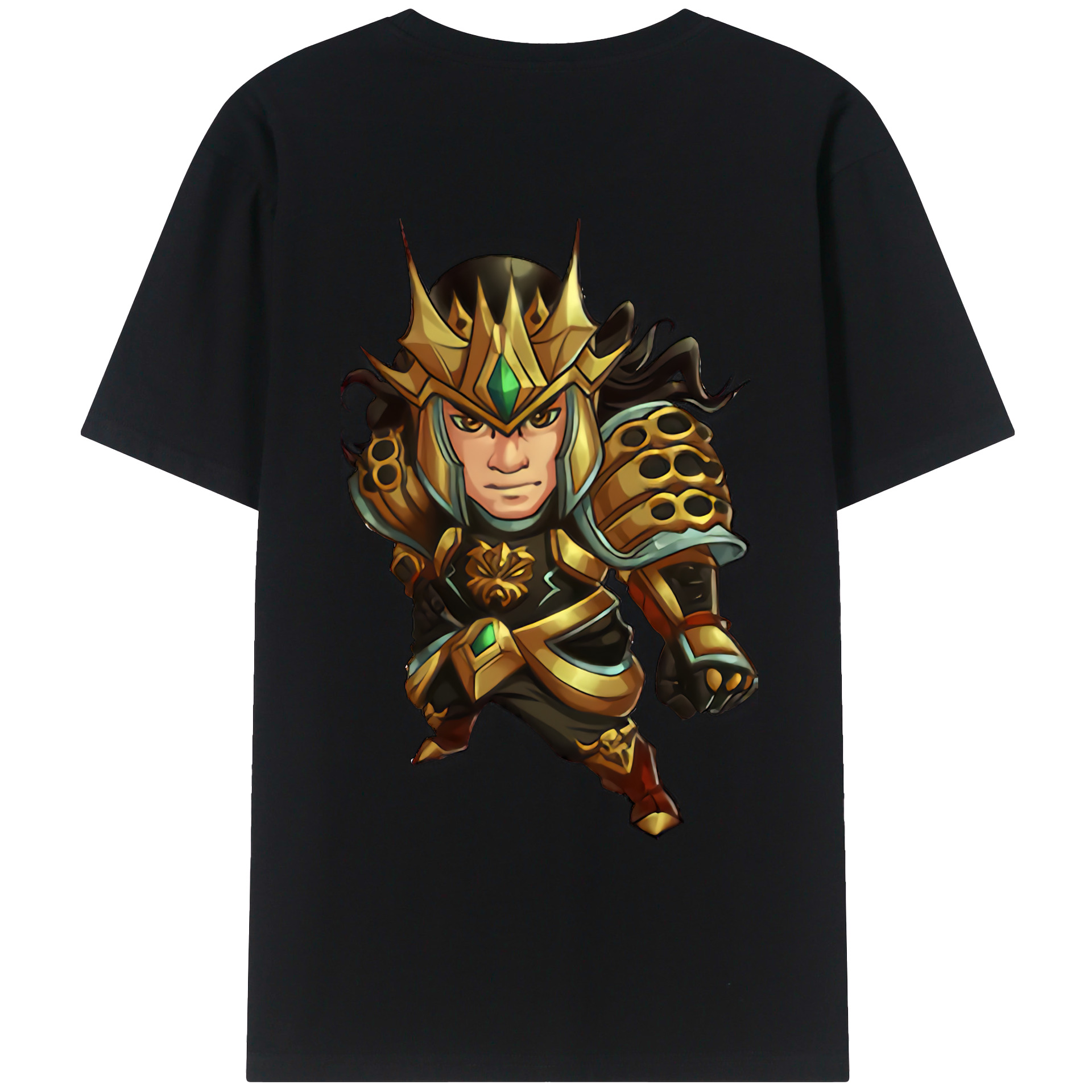 （画像用） リーグ・オブ・レジェンド League of Legends LOL 綿100％ メンズ半袖Tシャツ（バックプリント） 通気性