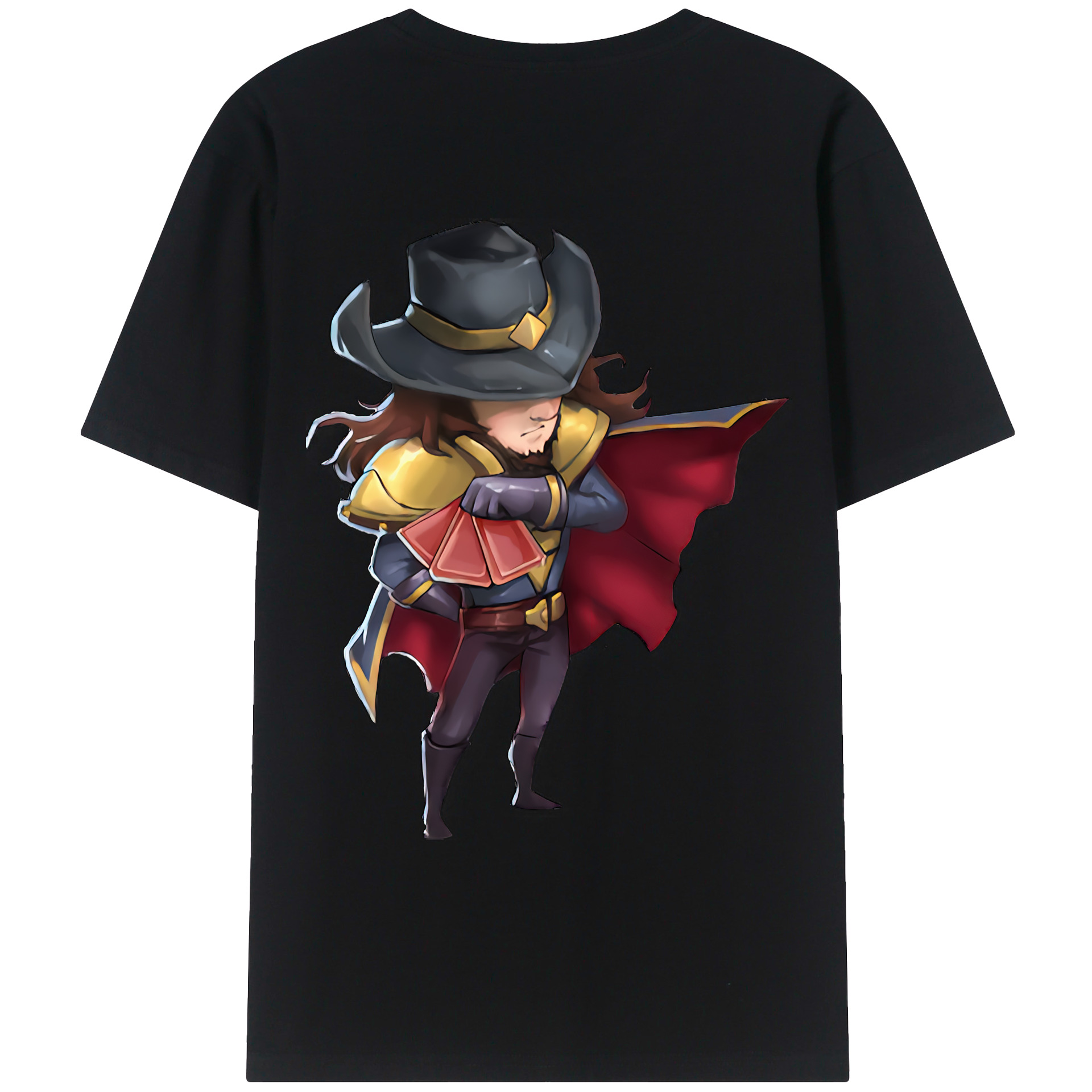 （画像用） リーグ・オブ・レジェンド League of Legends LOL 綿100％ メンズ半袖Tシャツ（バックプリント） 通気性