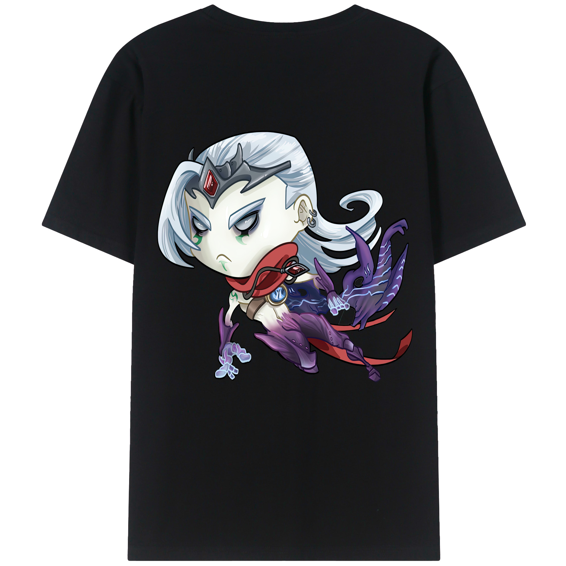 リーグ・オブ・レジェンド League of Legends LOL 綿100％ メンズ半袖Tシャツ（バックプリント） 通気性