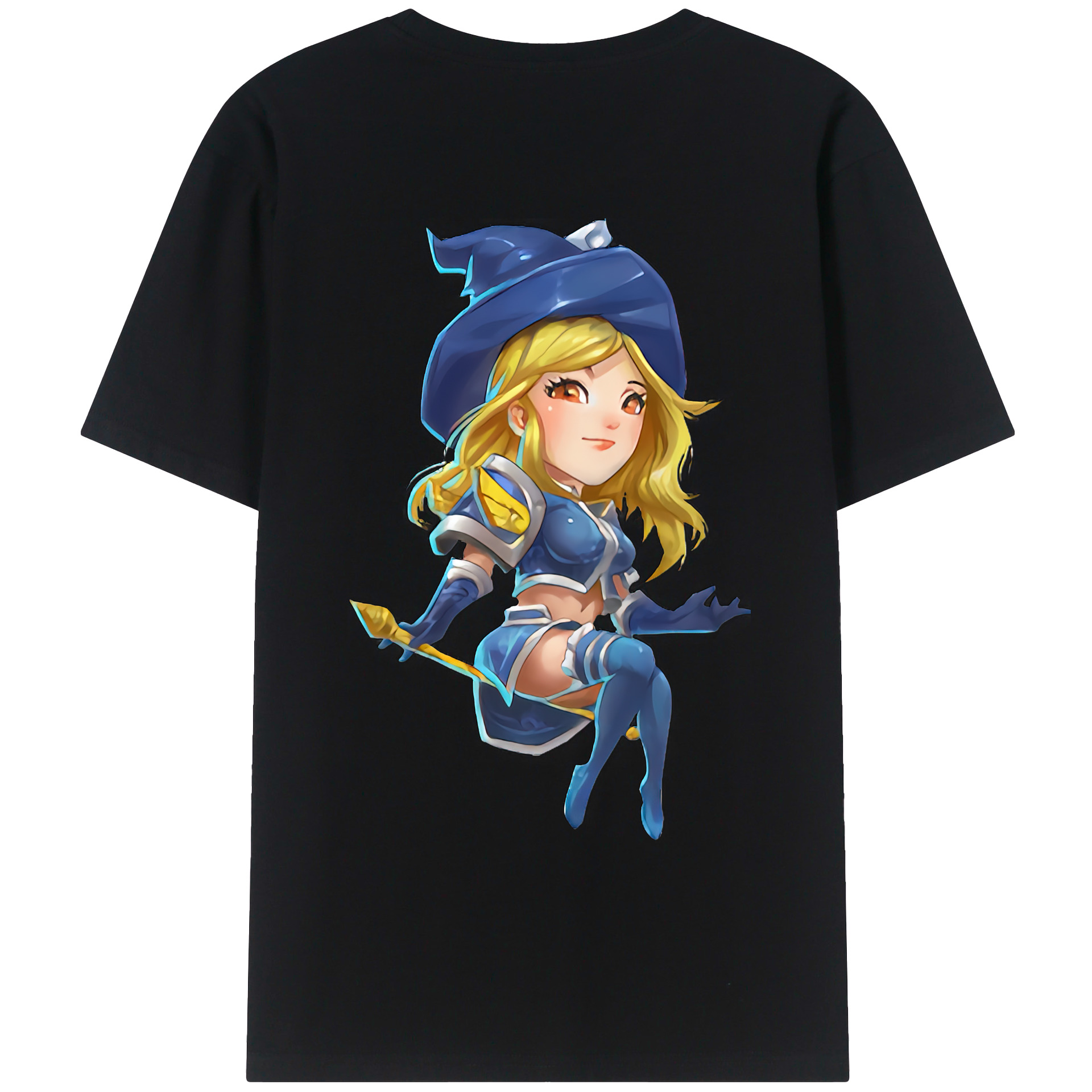 （画像用） リーグ・オブ・レジェンド League of Legends LOL 綿100％ メンズ半袖Tシャツ（バックプリント） 通気性