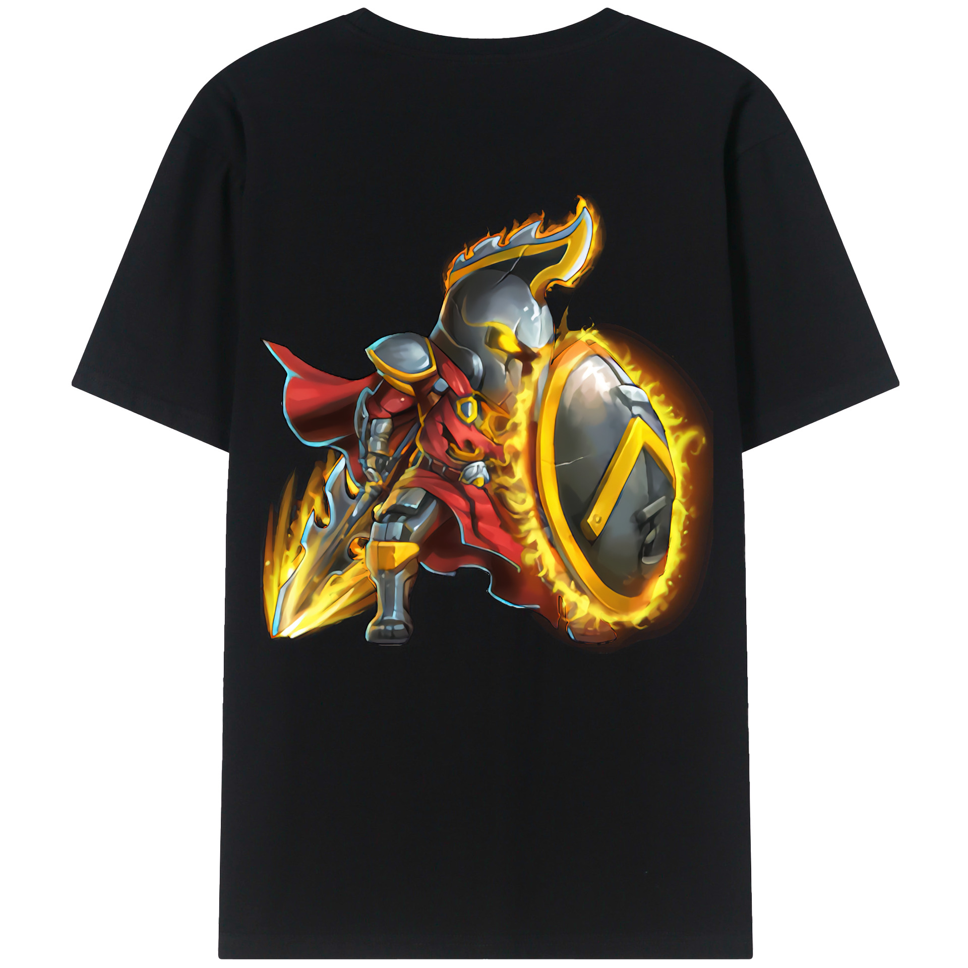 （画像用） リーグ・オブ・レジェンド League of Legends LOL 綿100％ メンズ半袖Tシャツ（バックプリント） 通気性