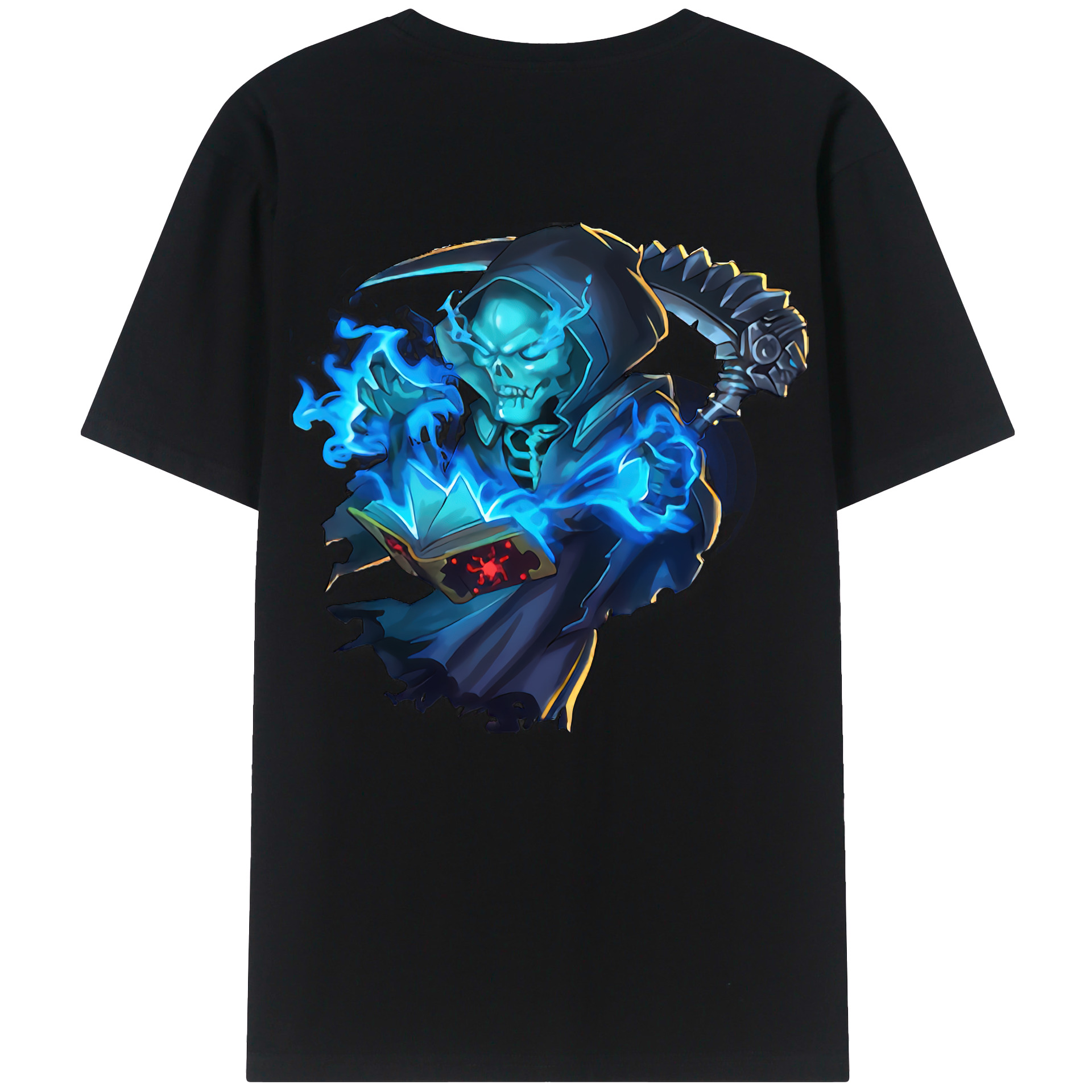 （画像用） リーグ・オブ・レジェンド League of Legends LOL 綿100％ メンズ半袖Tシャツ（バックプリント） 通気性
