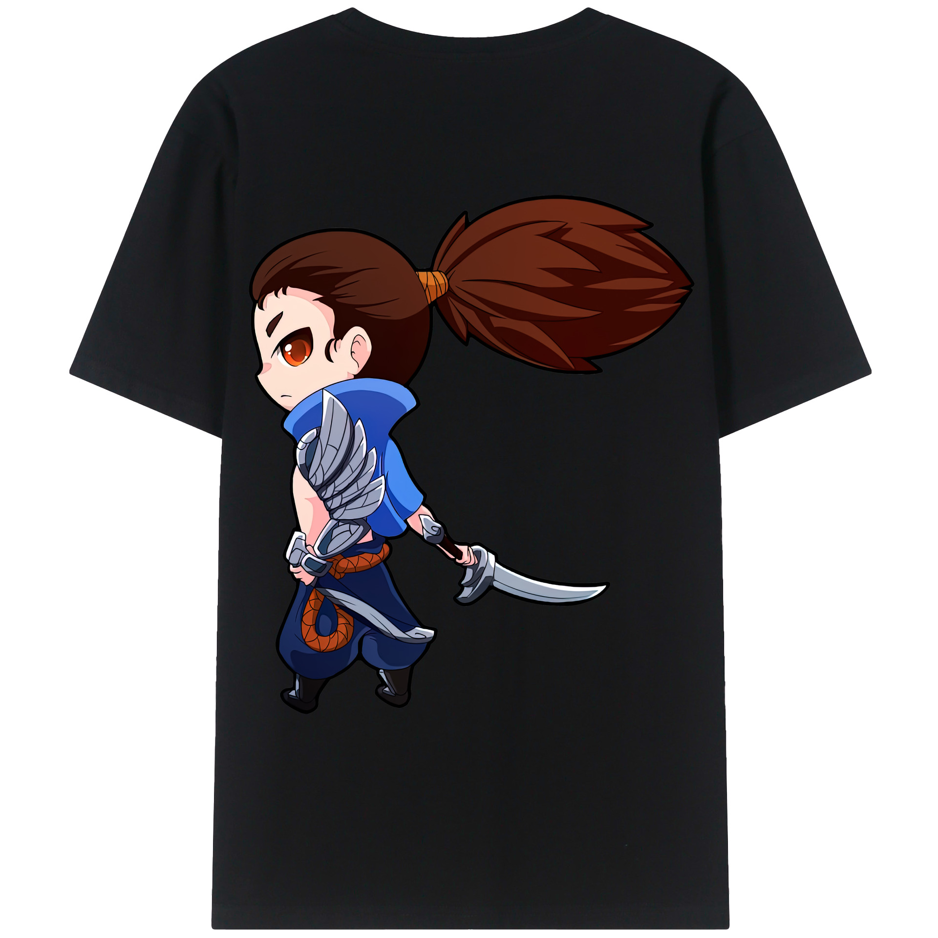 リーグ・オブ・レジェンド League of Legends LOL 綿100％ メンズ半袖Tシャツ（バックプリント） 通気性