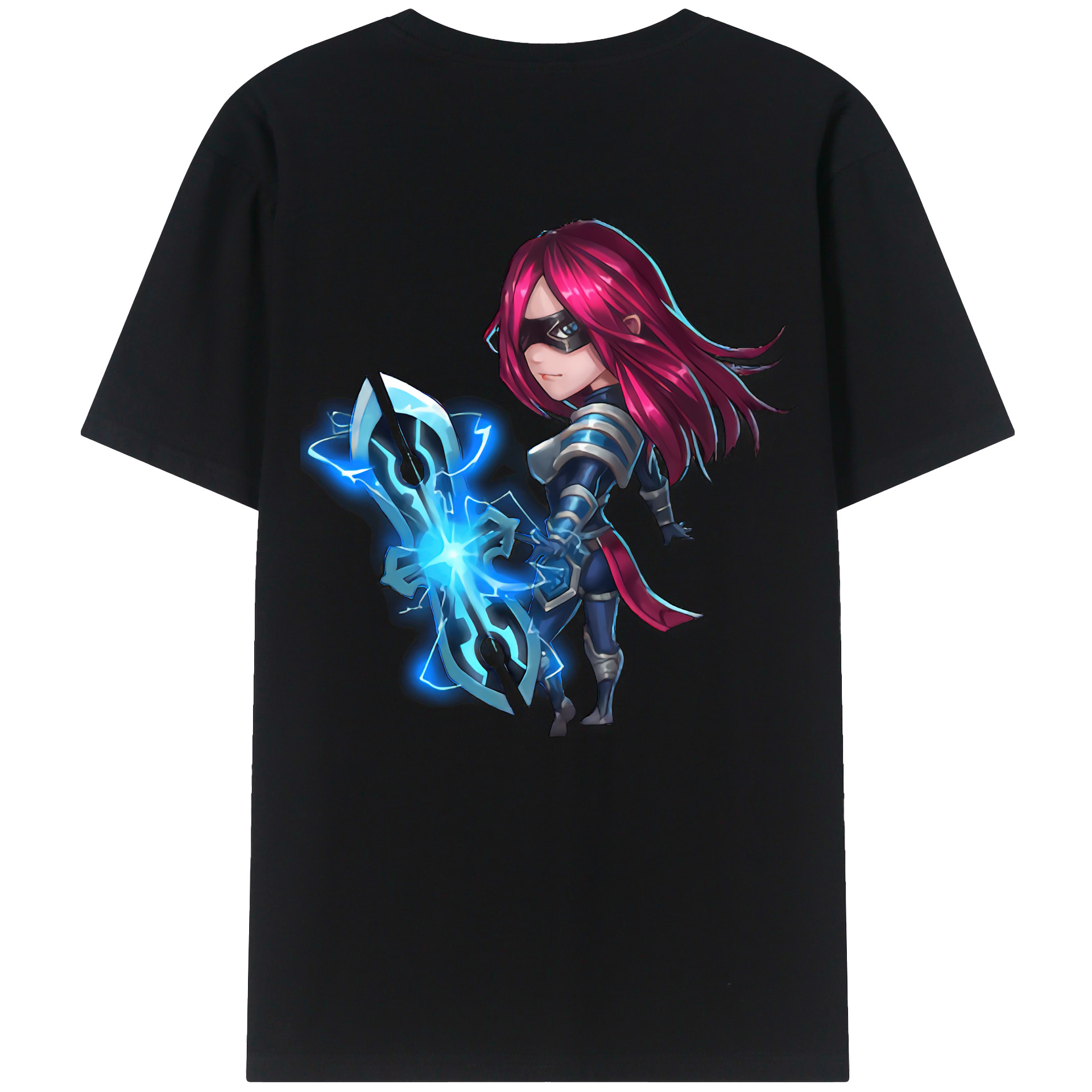 （画像用） リーグ・オブ・レジェンド League of Legends LOL 綿100％ メンズ半袖Tシャツ（バックプリント） 通気性