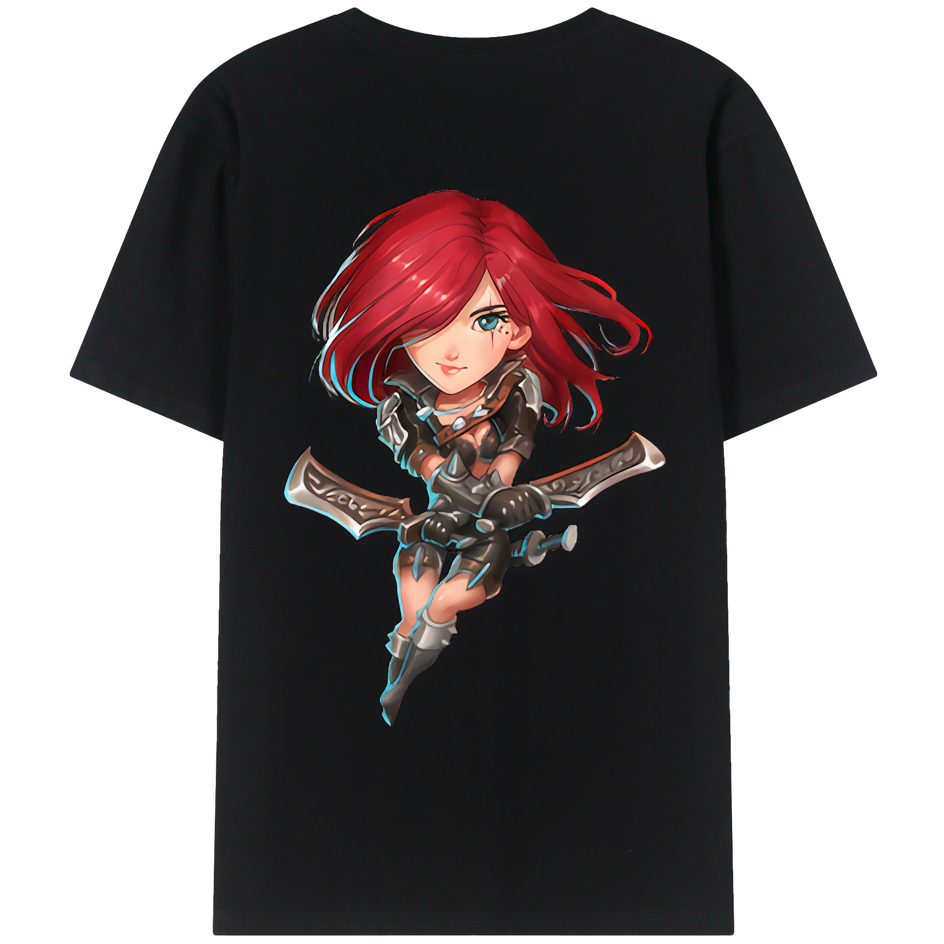 （画像用） リーグ・オブ・レジェンド League of Legends LOL 綿100％ メンズ半袖Tシャツ（バックプリント） 通気性