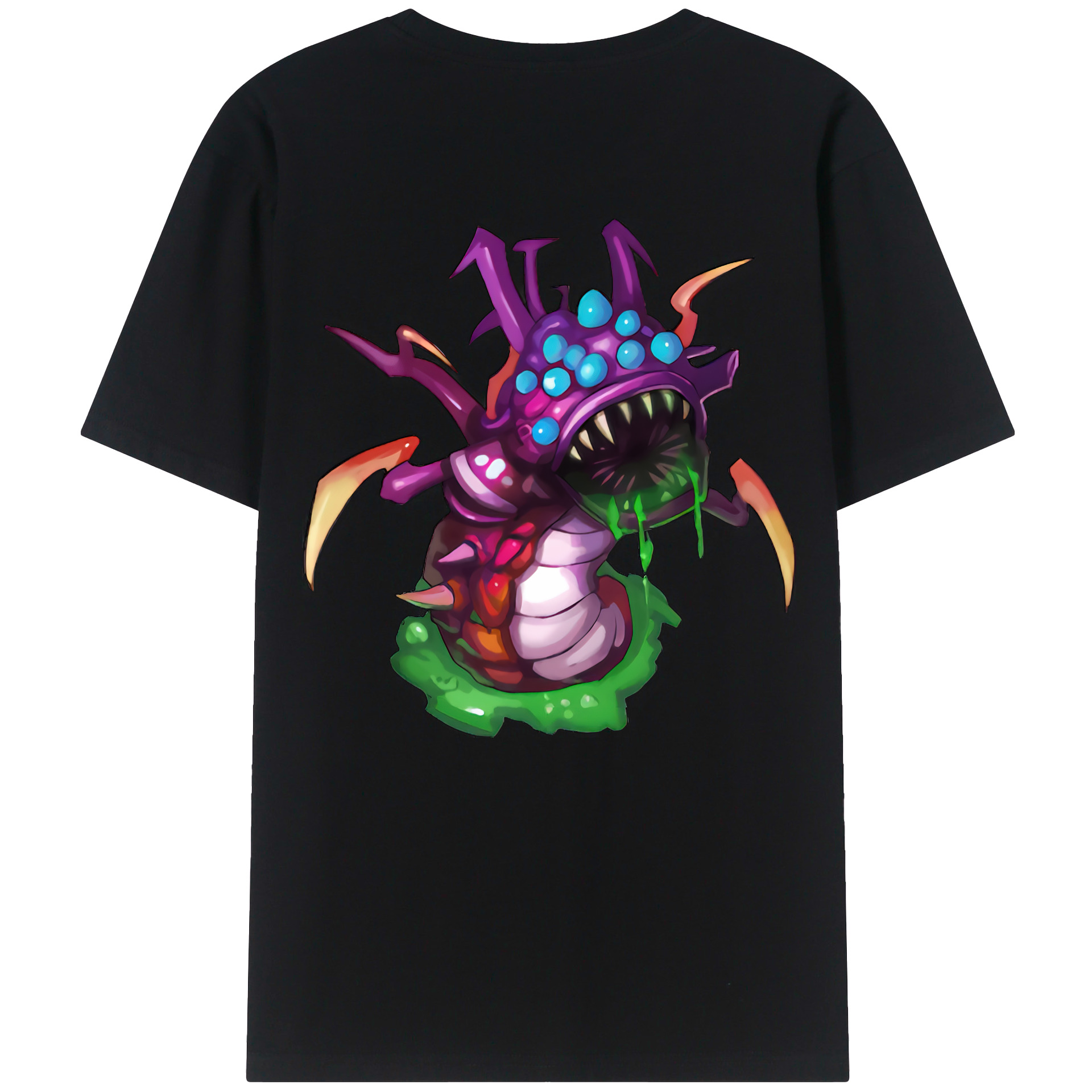 （画像用） リーグ・オブ・レジェンド League of Legends LOL 綿100％ メンズ半袖Tシャツ（バックプリント） 通気性