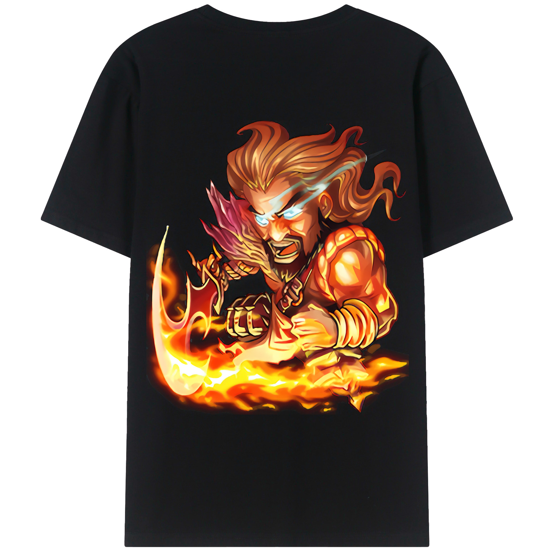 （画像用） リーグ・オブ・レジェンド League of Legends LOL 綿100％ メンズ半袖Tシャツ（バックプリント） 通気性