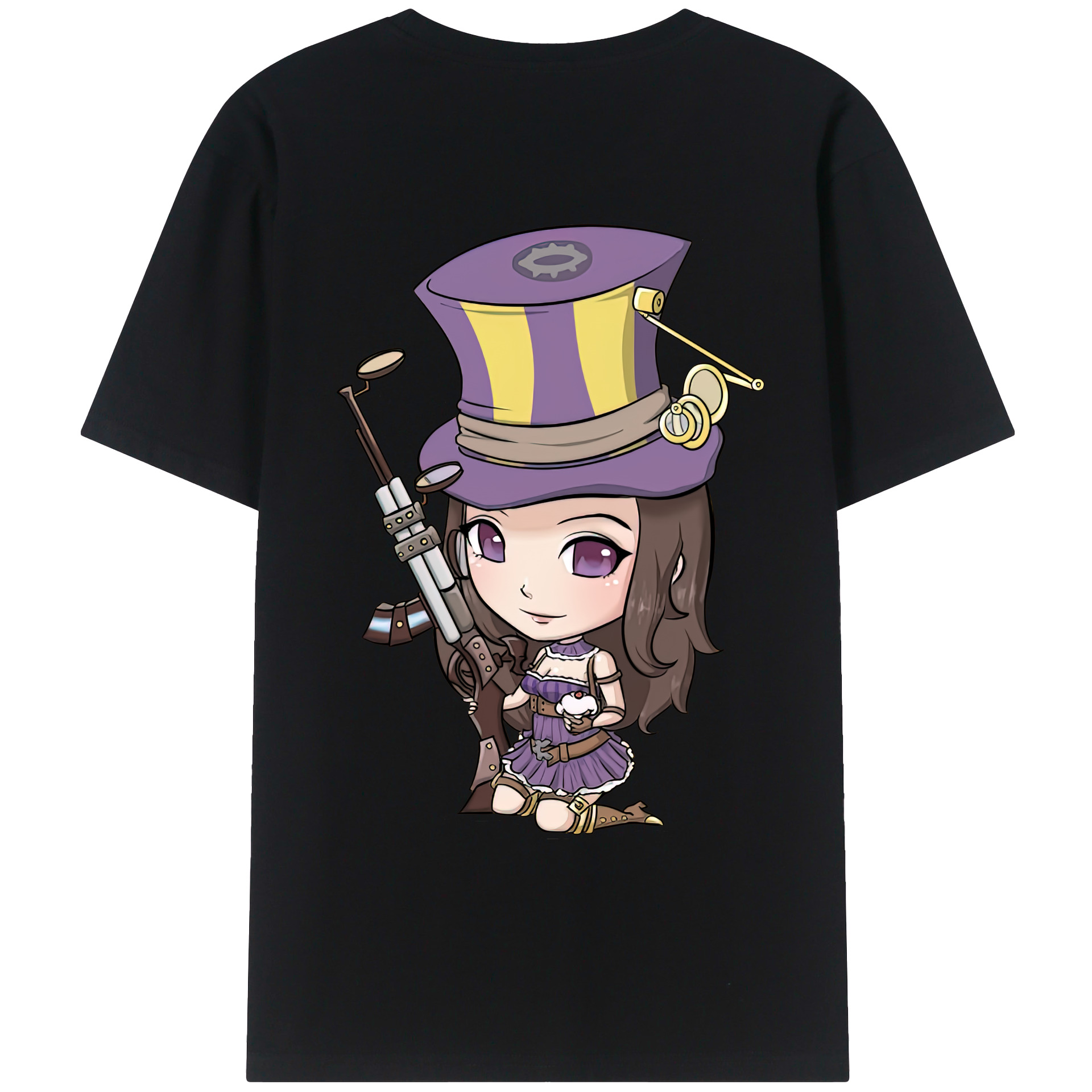リーグ・オブ・レジェンド League of Legends LOL 綿100％ メンズ半袖Tシャツ（バックプリント） 通気性