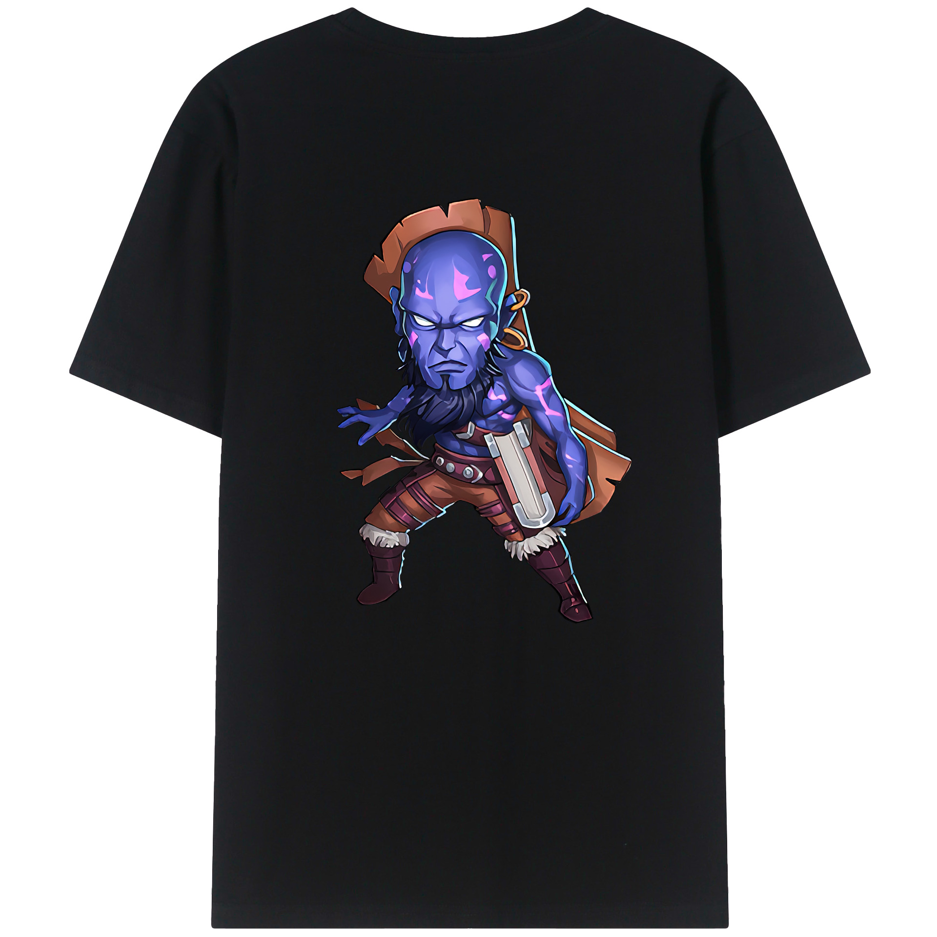 （画像用） リーグ・オブ・レジェンド League of Legends LOL 綿100％ メンズ半袖Tシャツ（バックプリント） 通気性