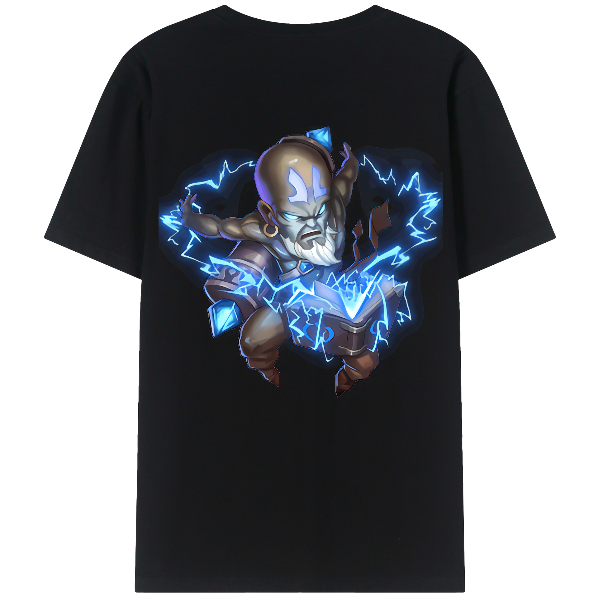 （画像用） リーグ・オブ・レジェンド League of Legends LOL 綿100％ メンズ半袖Tシャツ（バックプリント） 通気性
