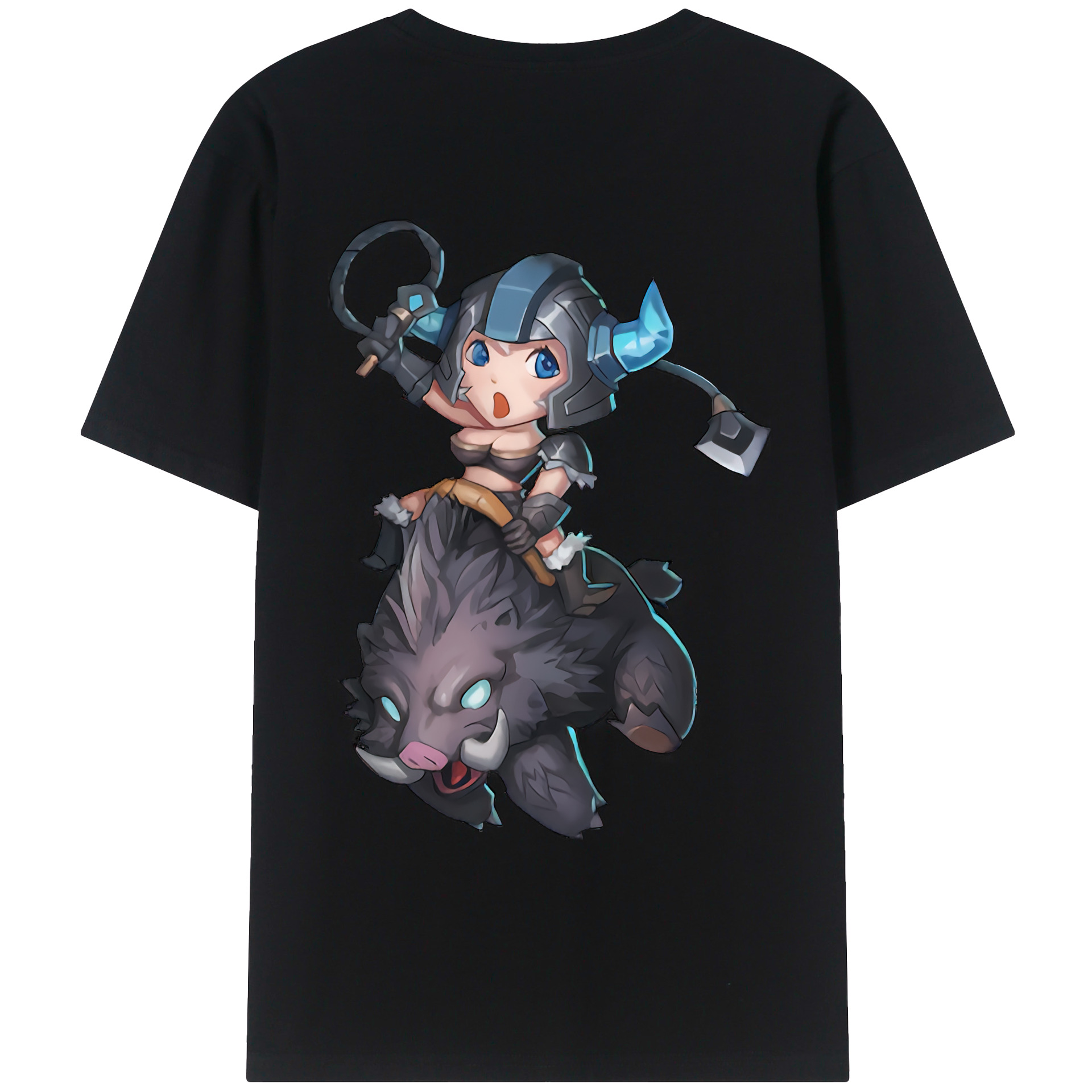（画像用） リーグ・オブ・レジェンド League of Legends LOL 綿100％ メンズ半袖Tシャツ（バックプリント） 通気性