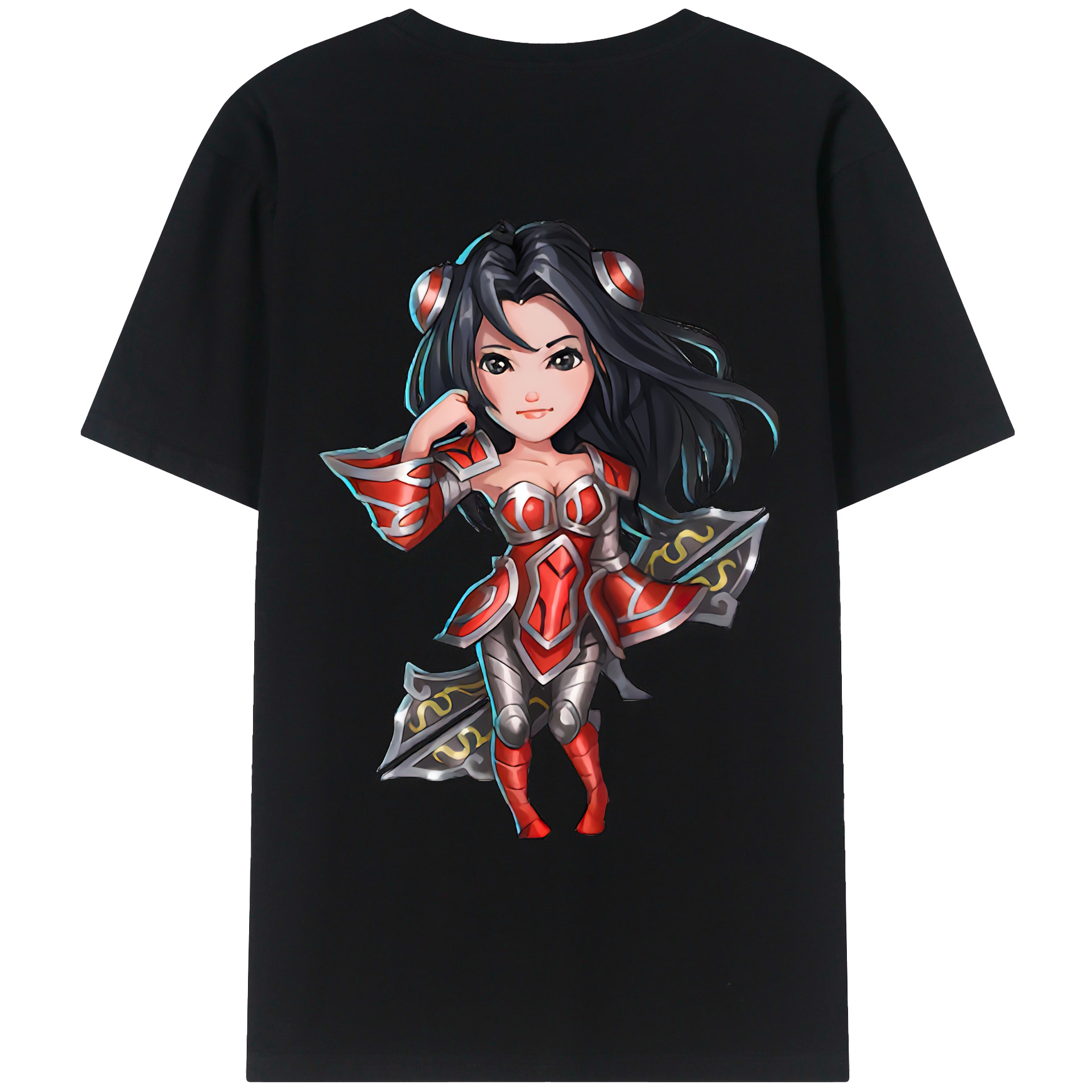 （画像用） リーグ・オブ・レジェンド League of Legends LOL 綿100％ メンズ半袖Tシャツ（バックプリント） 通気性