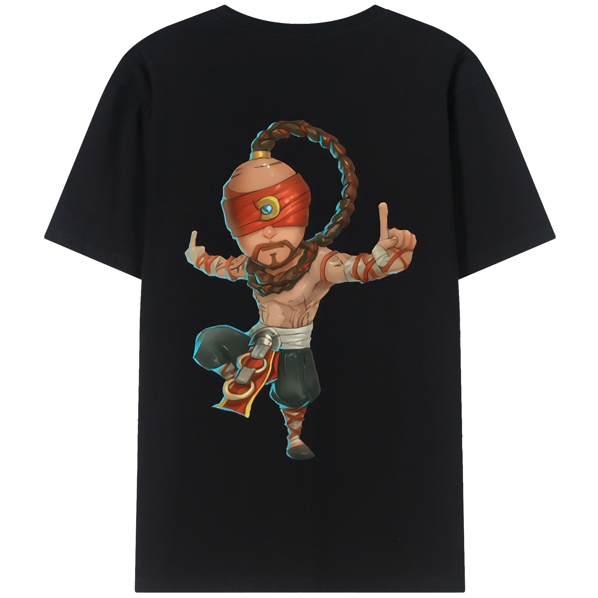 （画像用） リーグ・オブ・レジェンド League of Legends LOL 綿100％ メンズ半袖Tシャツ（バックプリント） 通気性