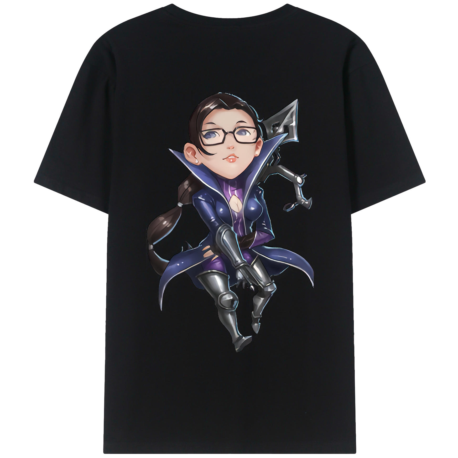 （画像用） リーグ・オブ・レジェンド League of Legends LOL 綿100％ メンズ半袖Tシャツ（バックプリント） 通気性