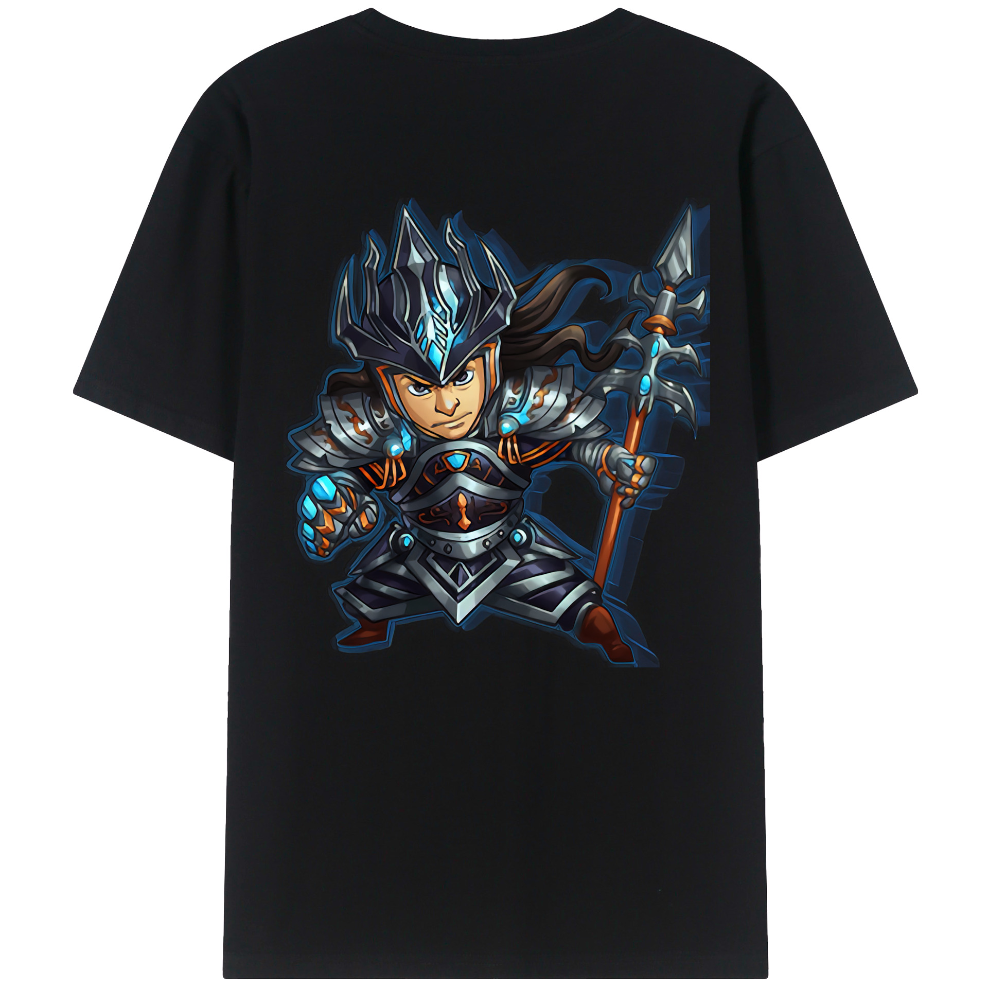 （画像用） リーグ・オブ・レジェンド League of Legends LOL 綿100％ メンズ半袖Tシャツ（バックプリント） 通気性