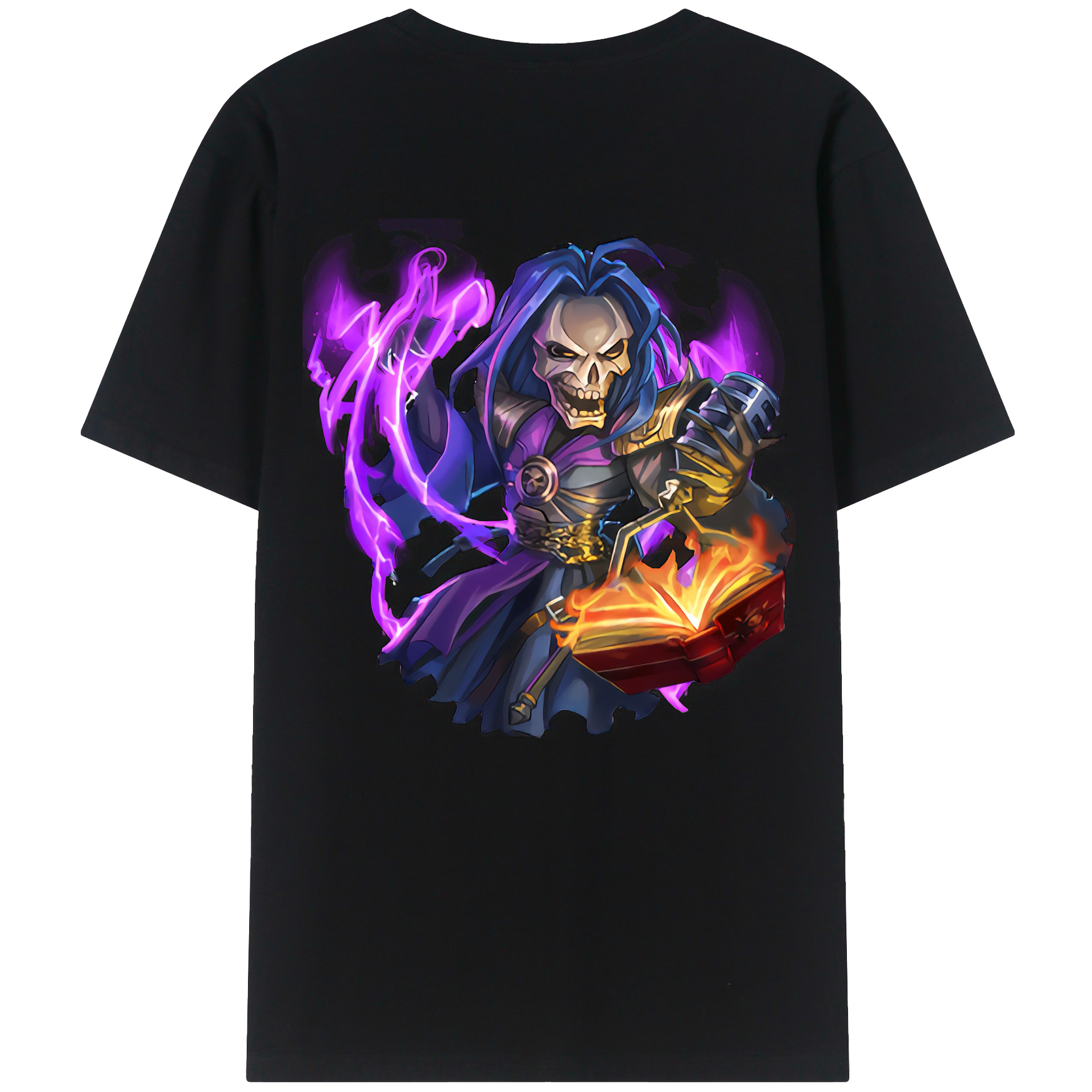 （画像用） リーグ・オブ・レジェンド League of Legends LOL 綿100％ メンズ半袖Tシャツ（バックプリント） 通気性