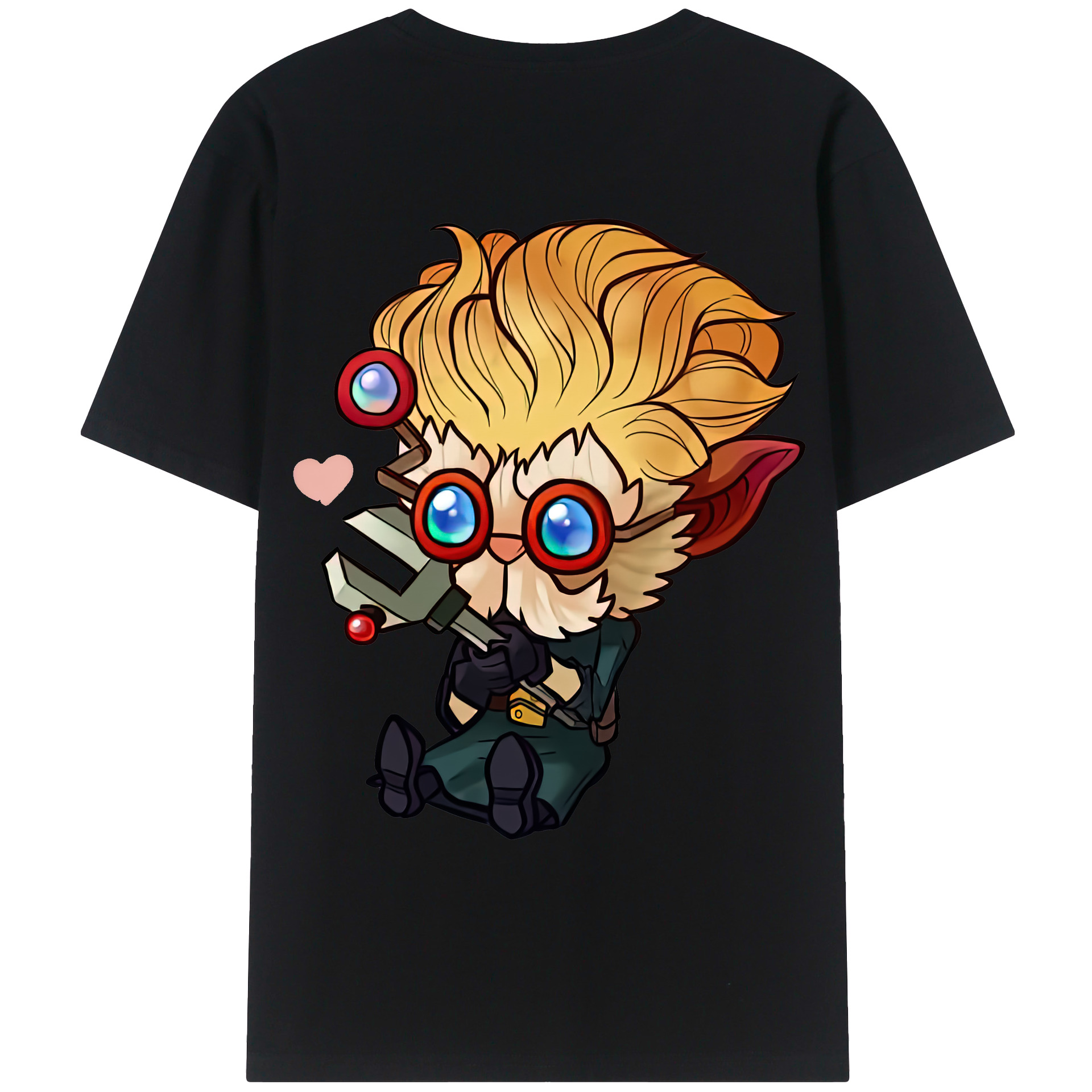 （画像用） リーグ・オブ・レジェンド League of Legends LOL 綿100％ メンズ半袖Tシャツ（バックプリント） 通気性